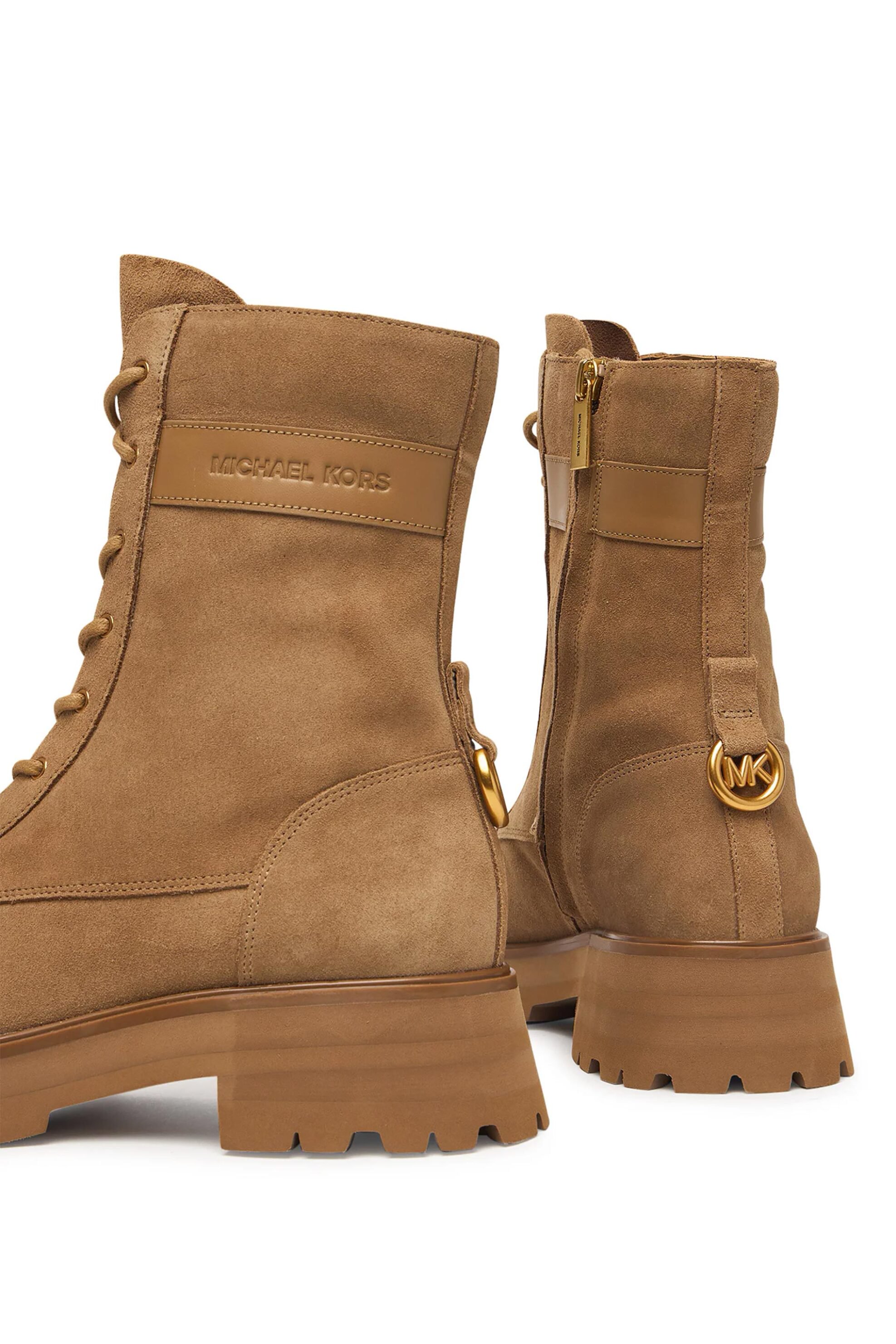 MICHAEL KORS Michael Kors γυναικεία suede μποτάκια "Caleb" - 40F6CBFE5S Καμηλό - 4