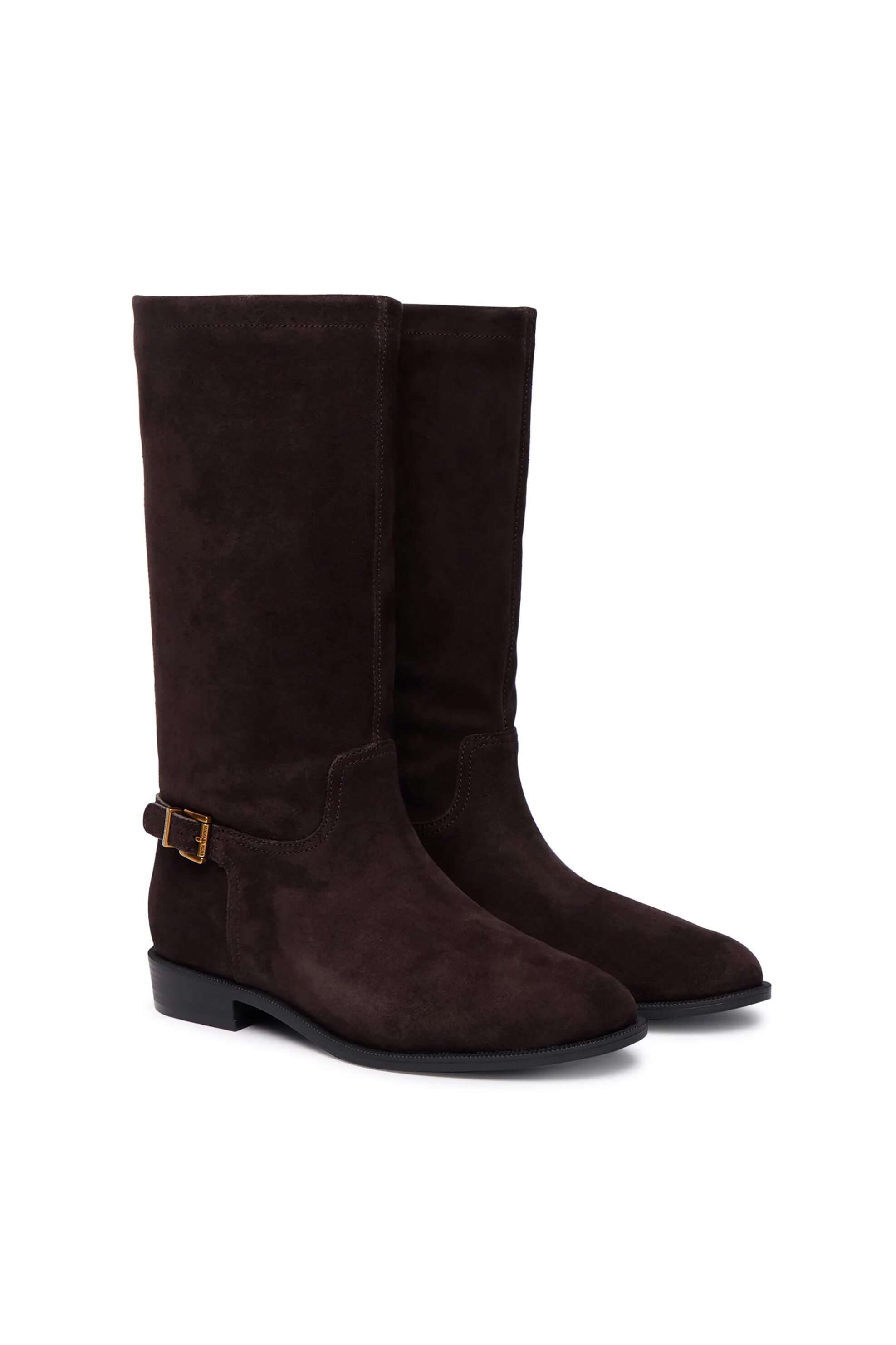 MICHAEL KORS Michael Kors γυναικείες suede μπότες "Harleigh" - 40F6HRMB5S Καφέ Σκούρο - 2