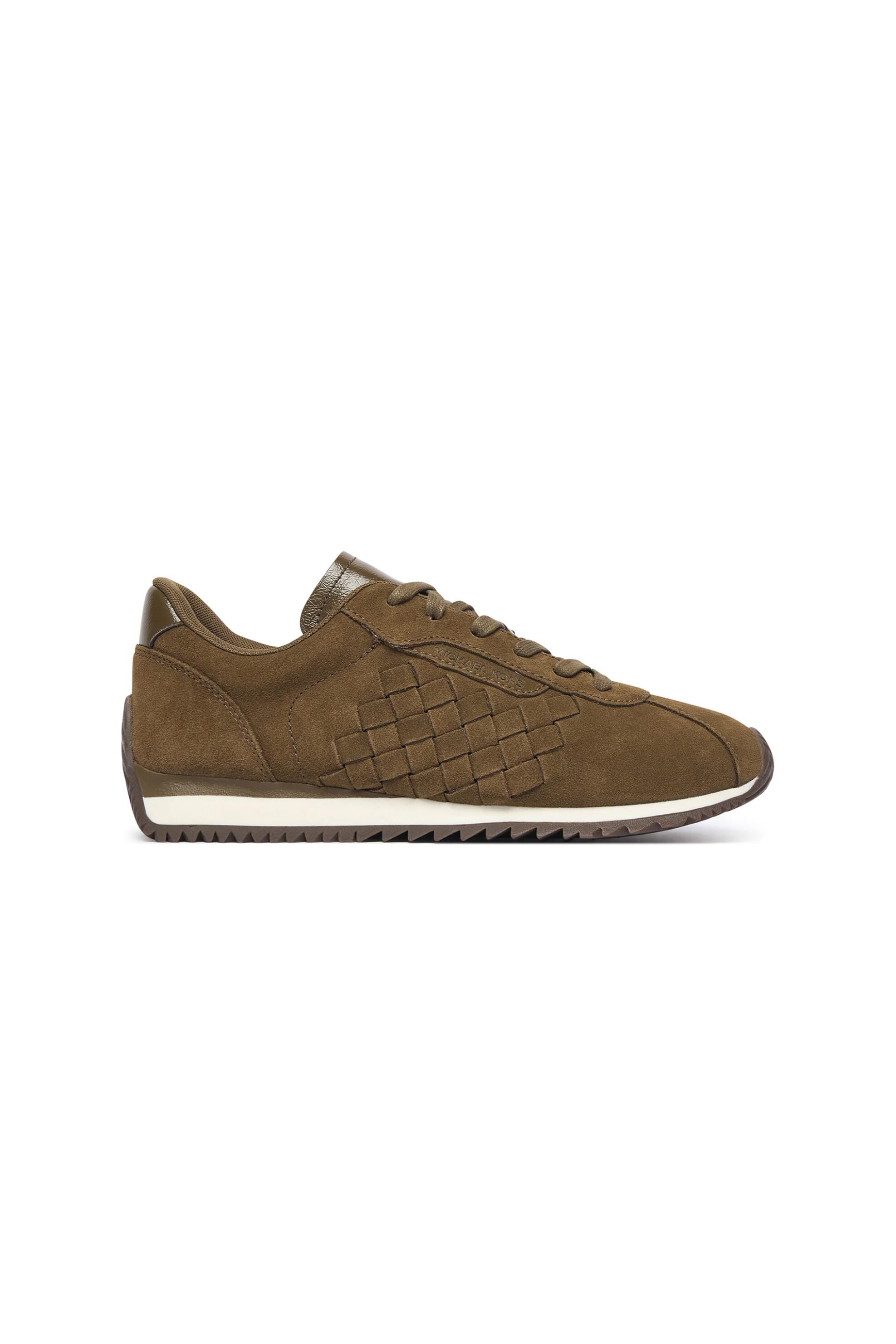 MICHAEL KORS Michael Kors γυναικεία suede sneakers "Rhodes" - 43F6RHFS2S Χακί