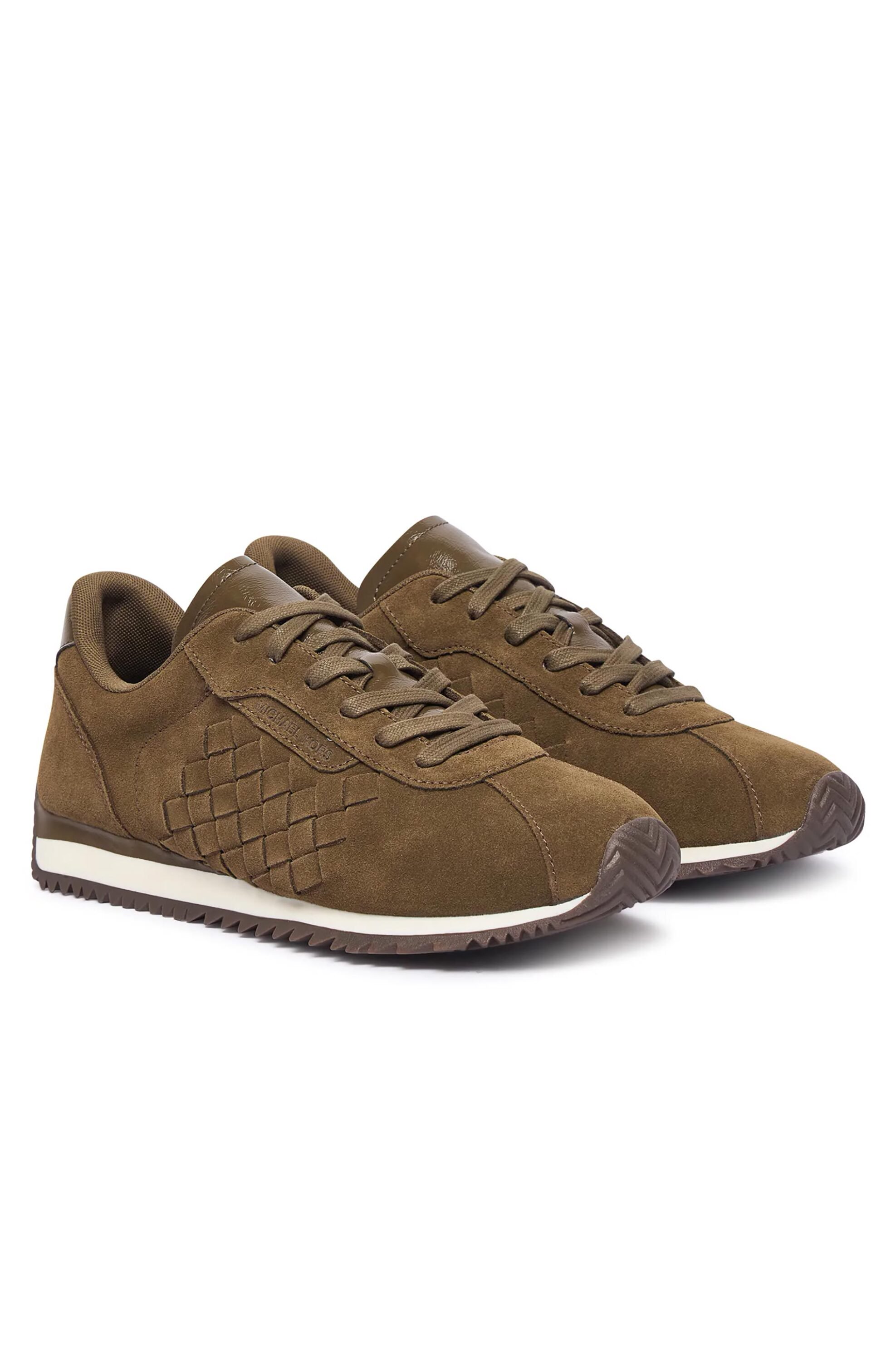 MICHAEL KORS Michael Kors γυναικεία suede sneakers "Rhodes" - 43F6RHFS2S Χακί - 2