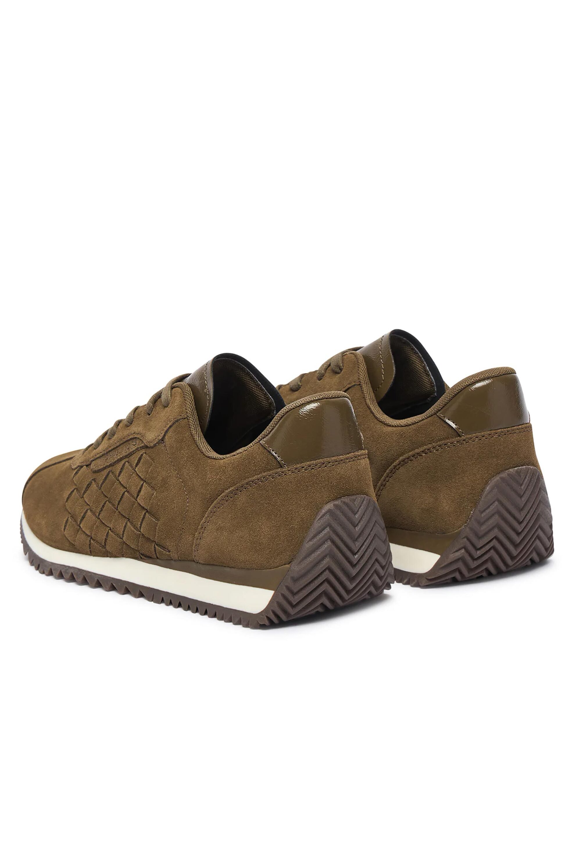 MICHAEL KORS Michael Kors γυναικεία suede sneakers "Rhodes" - 43F6RHFS2S Χακί - 3