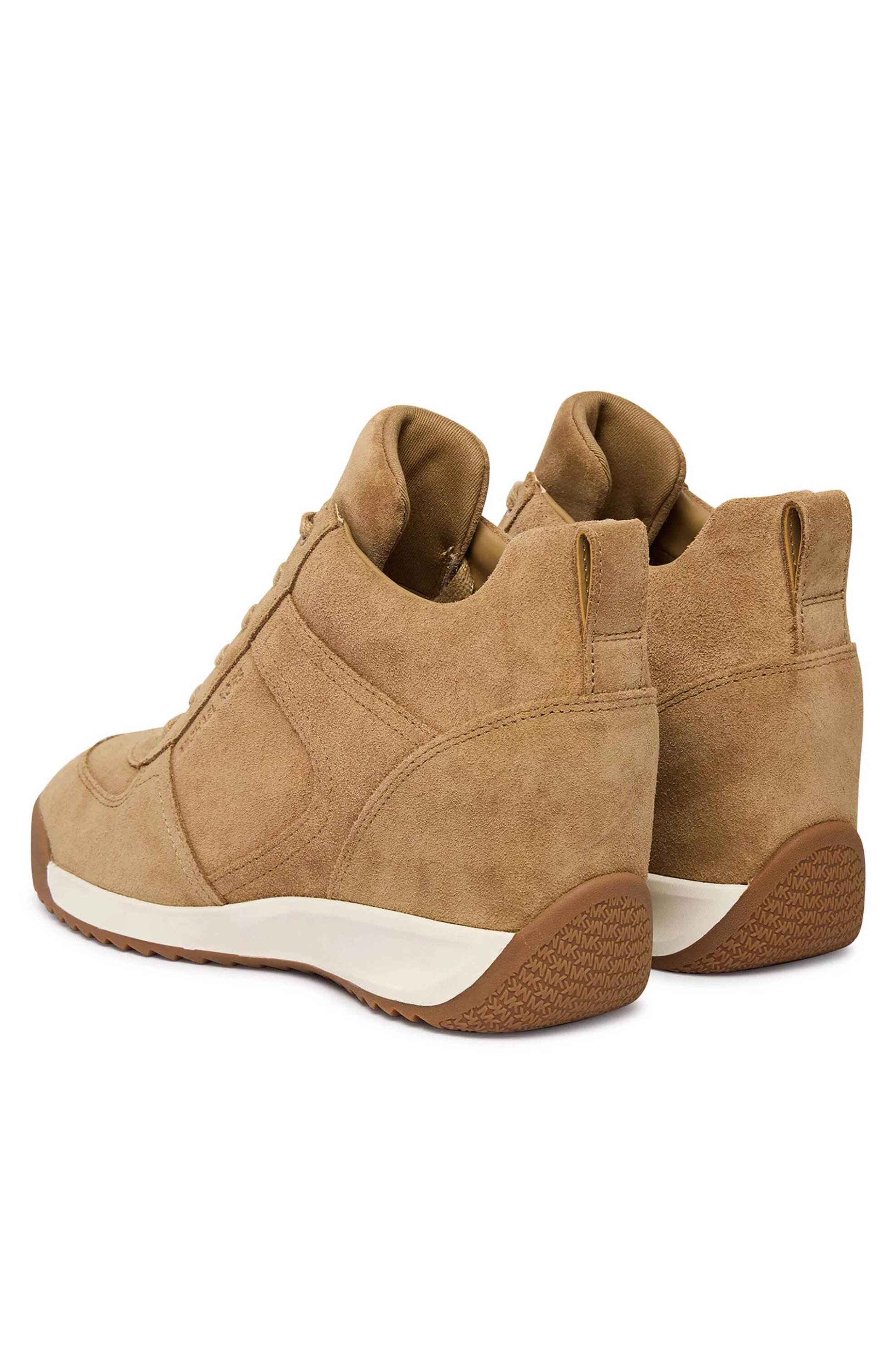 MICHAEL KORS Michael Kors γυναικεία suede sneakers μποτάκια "Nikko" - 43F6NKFS1S Καμηλό - 3
