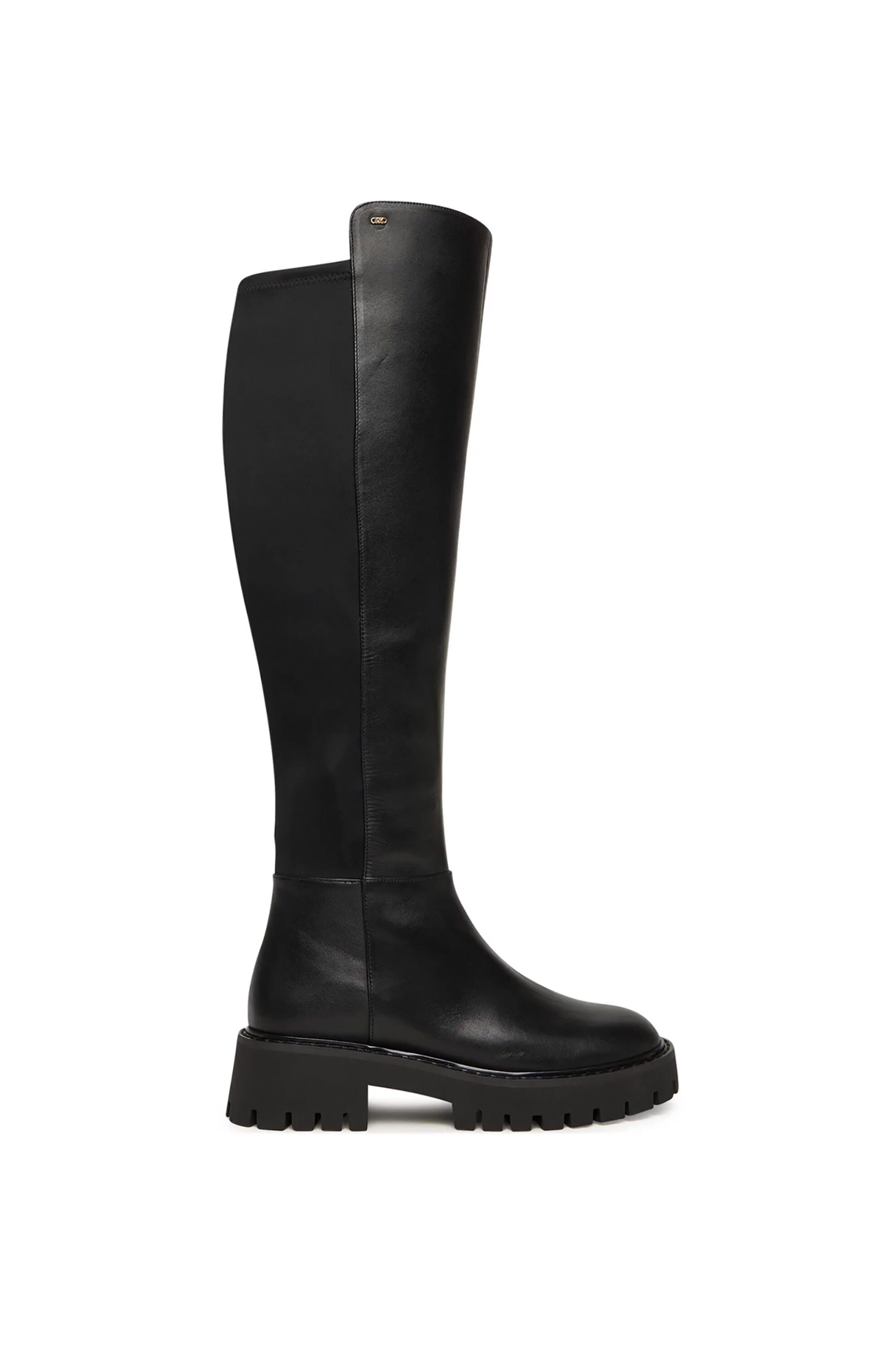 MICHAEL KORS Michael Kors γυναικείες δερμάτινες μπότες "Asher" - 40F4ASFB8L Μαύρο