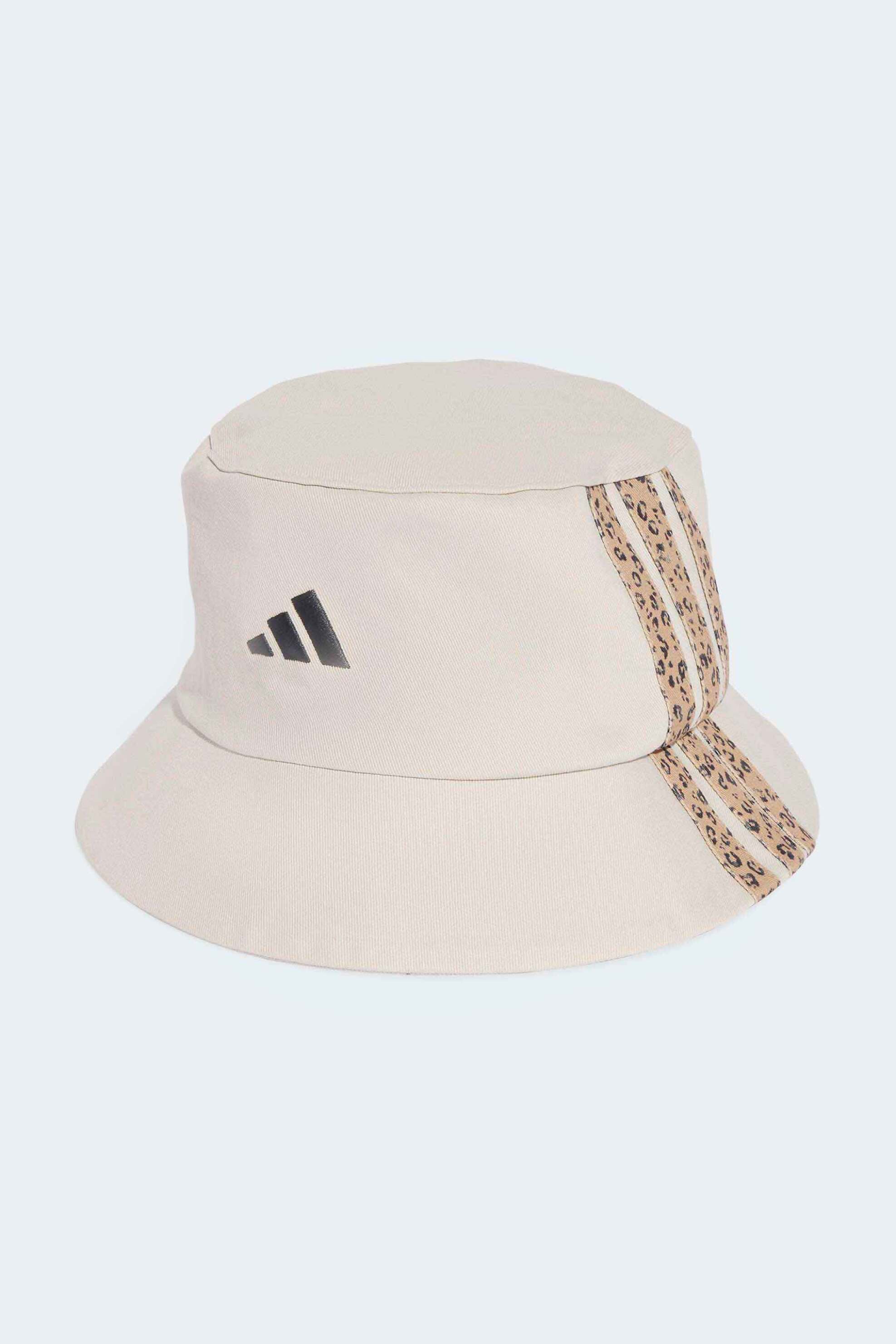 Adidas unisex καπέλο bucket "3-Stripes Leopard Logo" - JW8672 Μπεζ