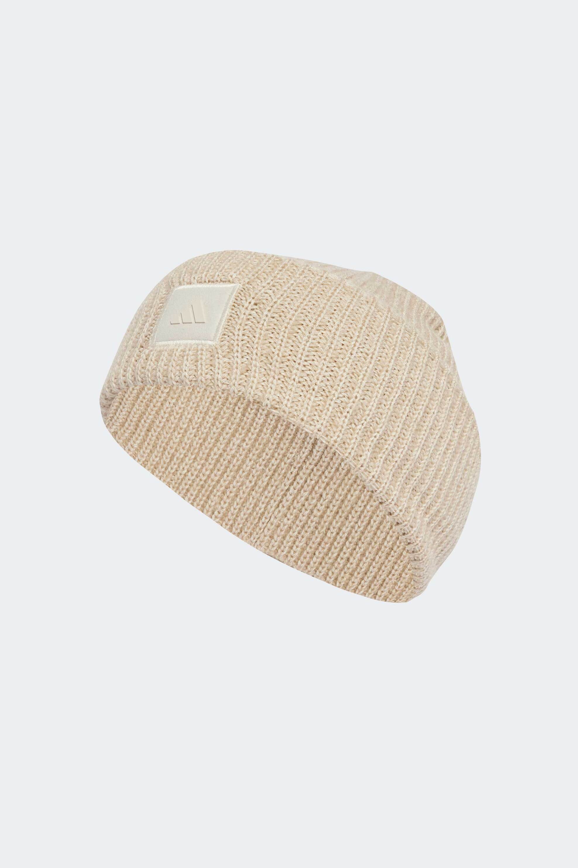 Adidas unisex πλεκτός σκούφος ribbed "Wide Cuff" - JM1544 Μπεζ