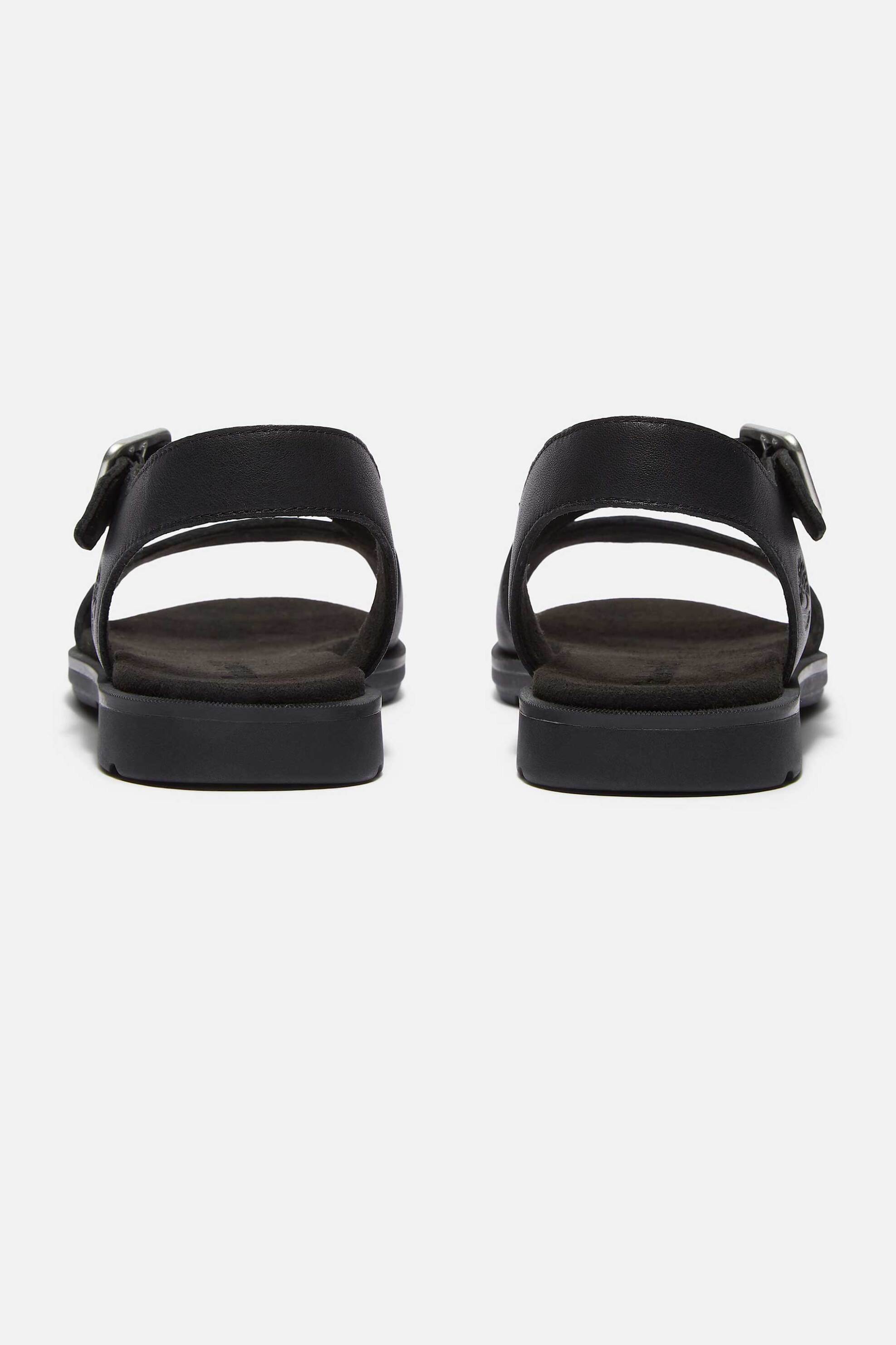 Timberland Γυναικεία Δερμάτινα Σανδάλια Calista Bay - Tb0A2R2Tw021 Μαύρο
