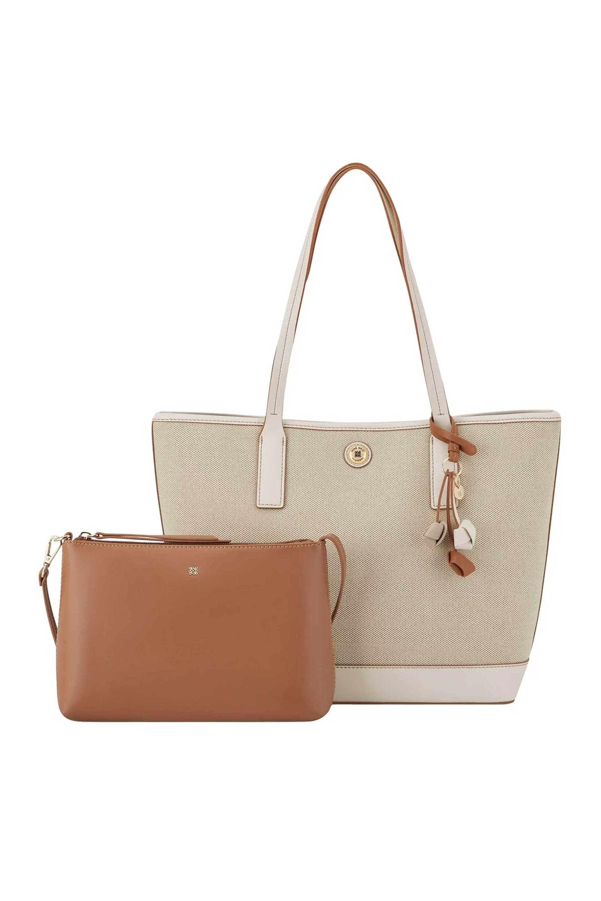 Nine West γυναικεία τσάντα ώμου shopper "Talley" - NGA149423 Μπεζ φωτογραφία