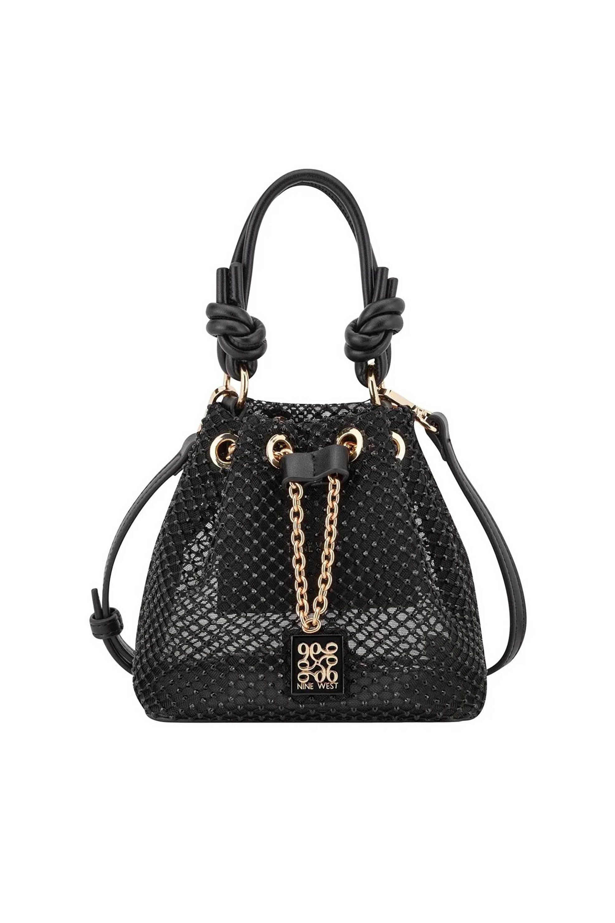 Nine West γυναικεία τσάντα bucket "Wrenna" - NGZ576676 Μαύρο