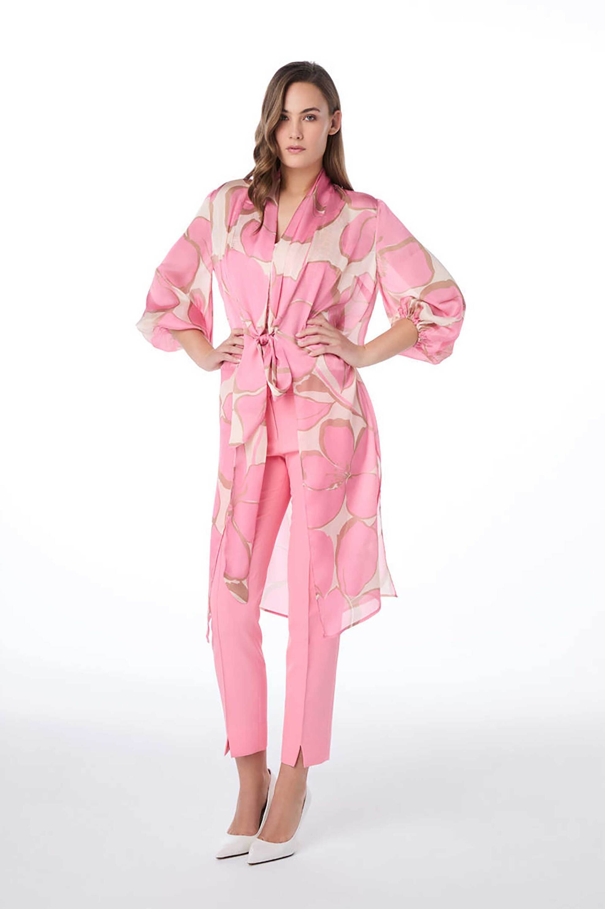 BELLA P. Bella P. γυναικεία τουνίκ με floral print - 21251.0480.06105 Ροζ
