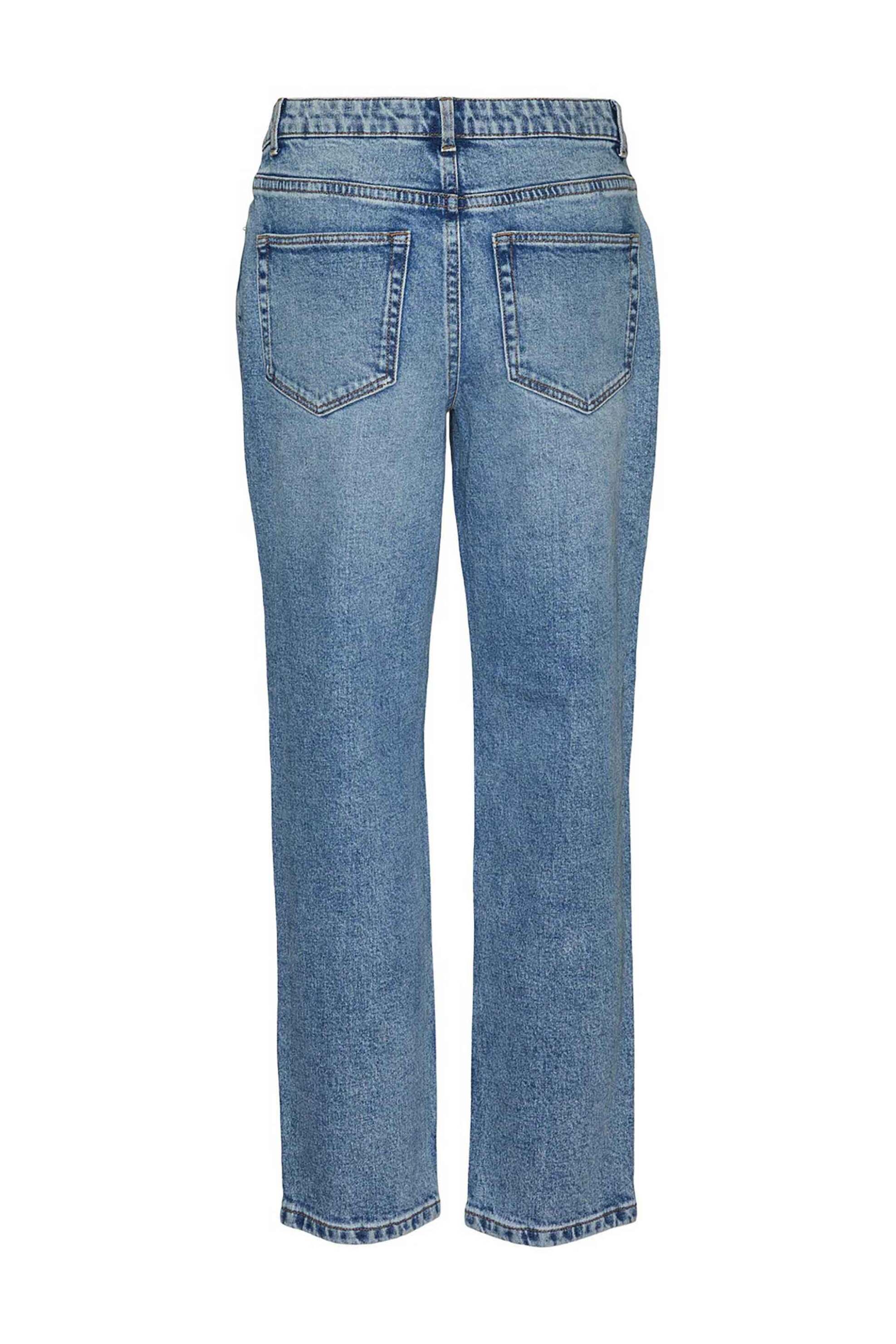 Vero Moda Γυναικείο Τζην Παντελόνι Πεντάτσεπο Straight Fit Kyla - 10307322 Denim Blue