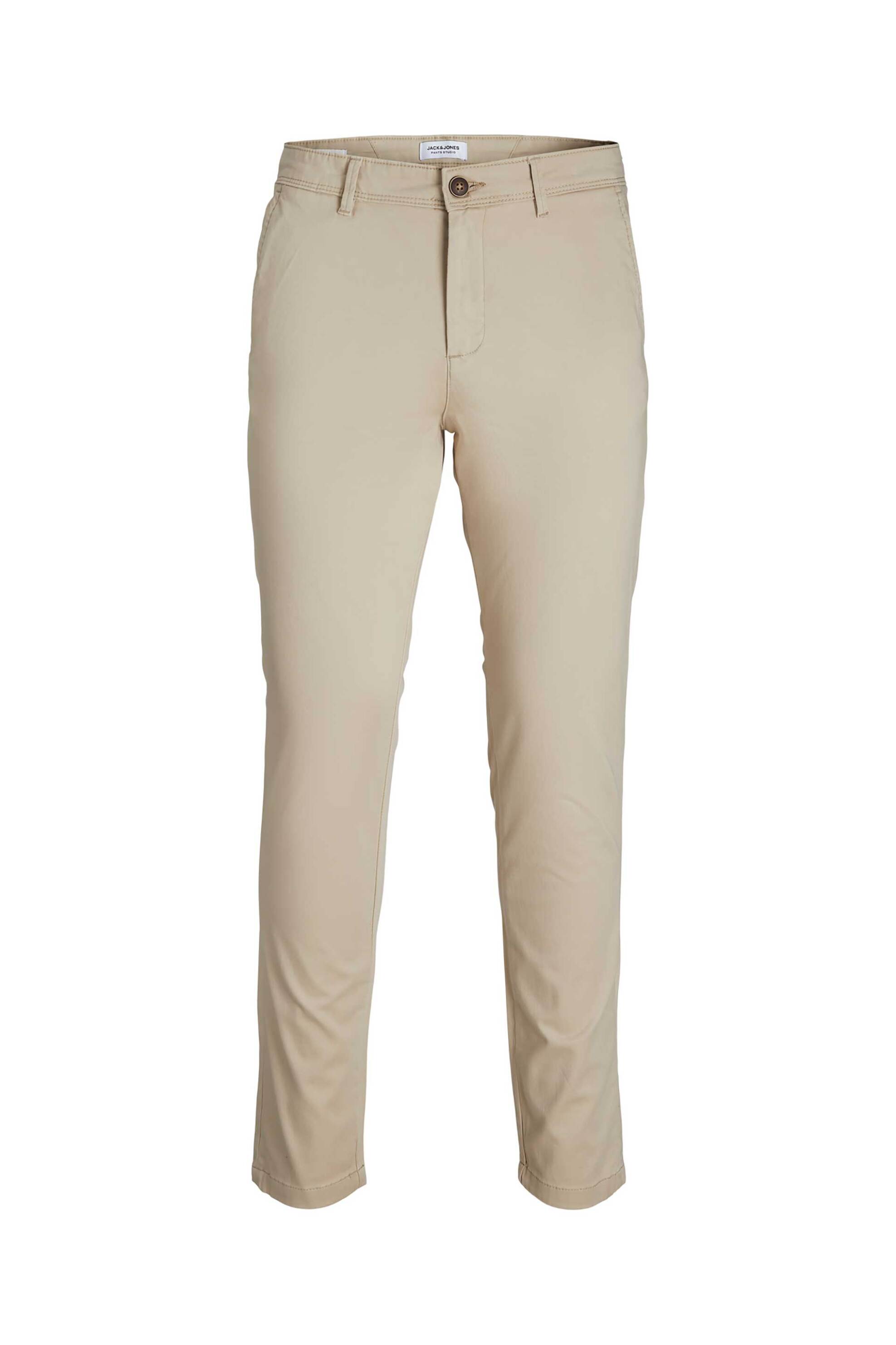 Jack Jones Ανδρικό Παντελόνι Chino Slim Fit Marco Bowie - 12150148 Εκρού
