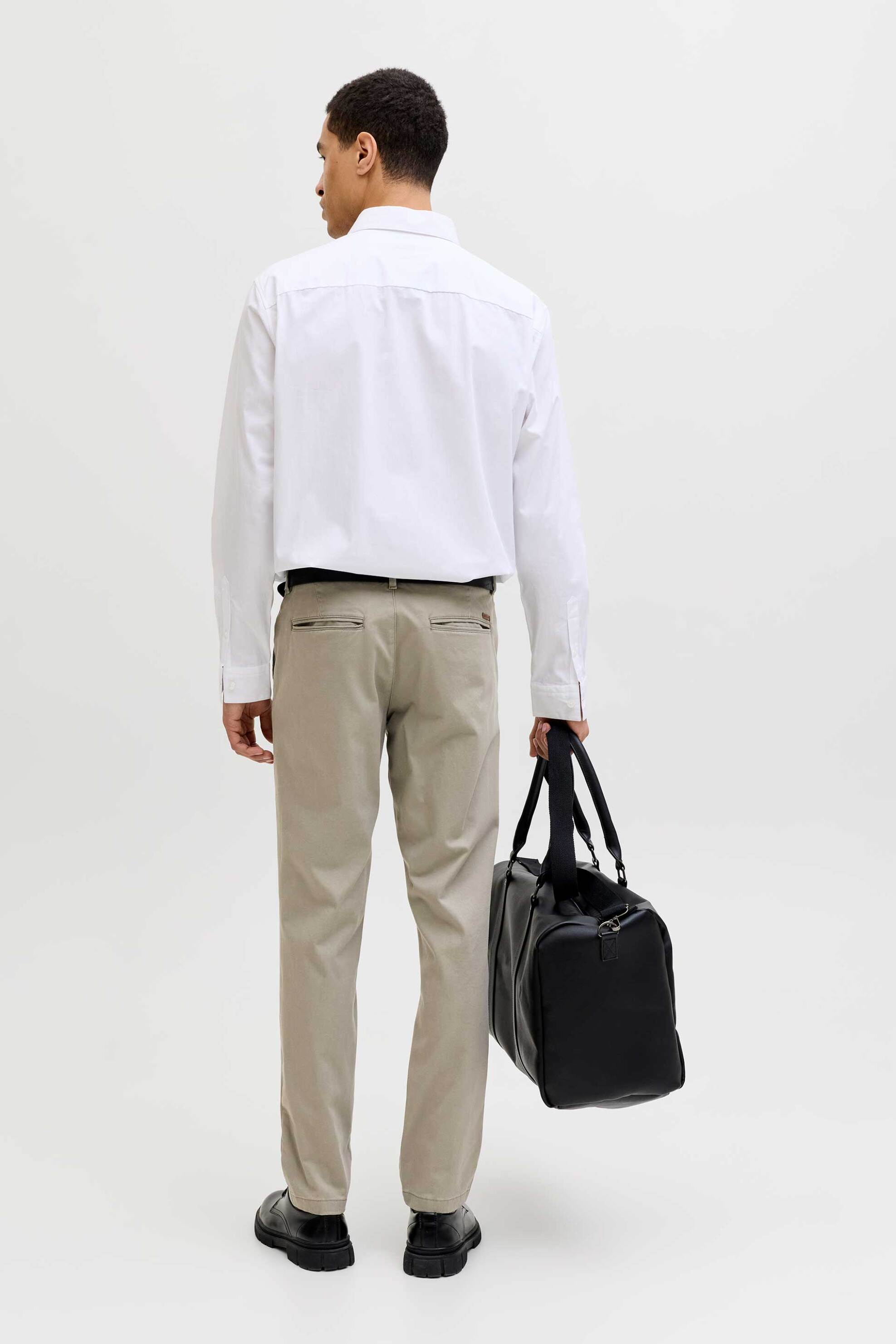 Jack Jones Ανδρικό Παντελόνι Chino Slim Fit Marco Bowie - 12150148 Taupe