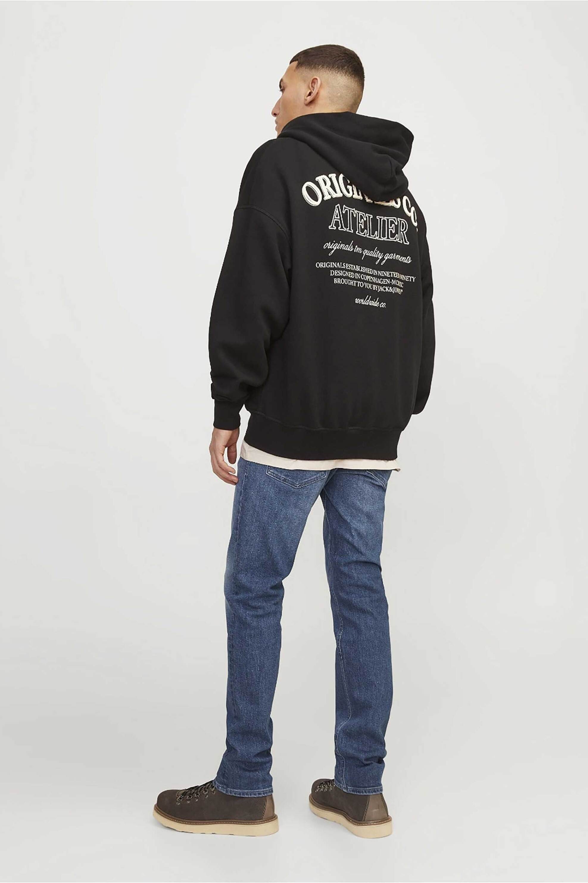 Jack Jones Ανδρικό Τζην Παντελόνι Πεντάτσεπο Slim Fit Am 784 - 12249052 Denim Blue