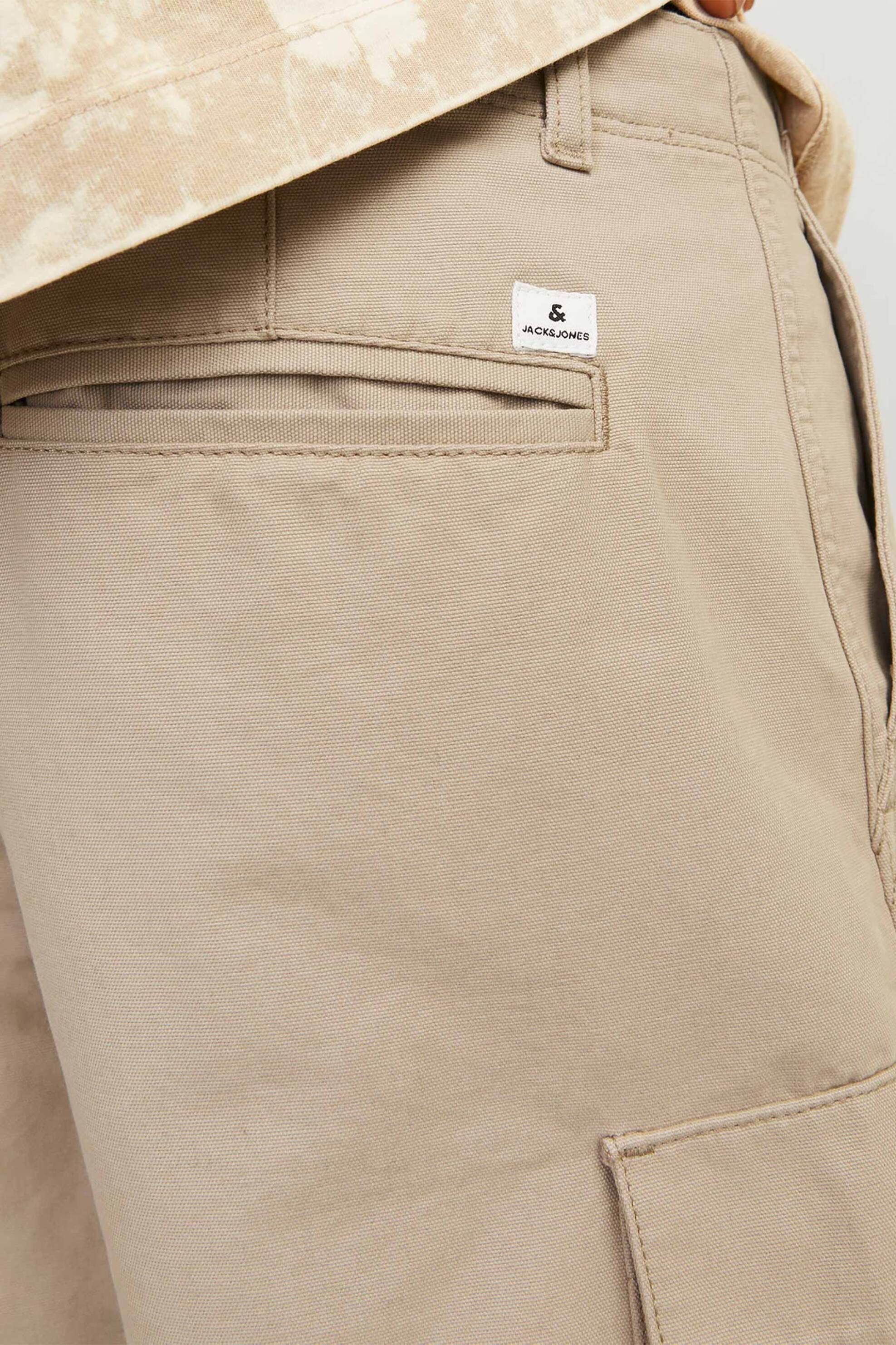 Jack Jones Ανδρική Cargo Βερμούδα Regular Fit - 12248685 Μπεζ