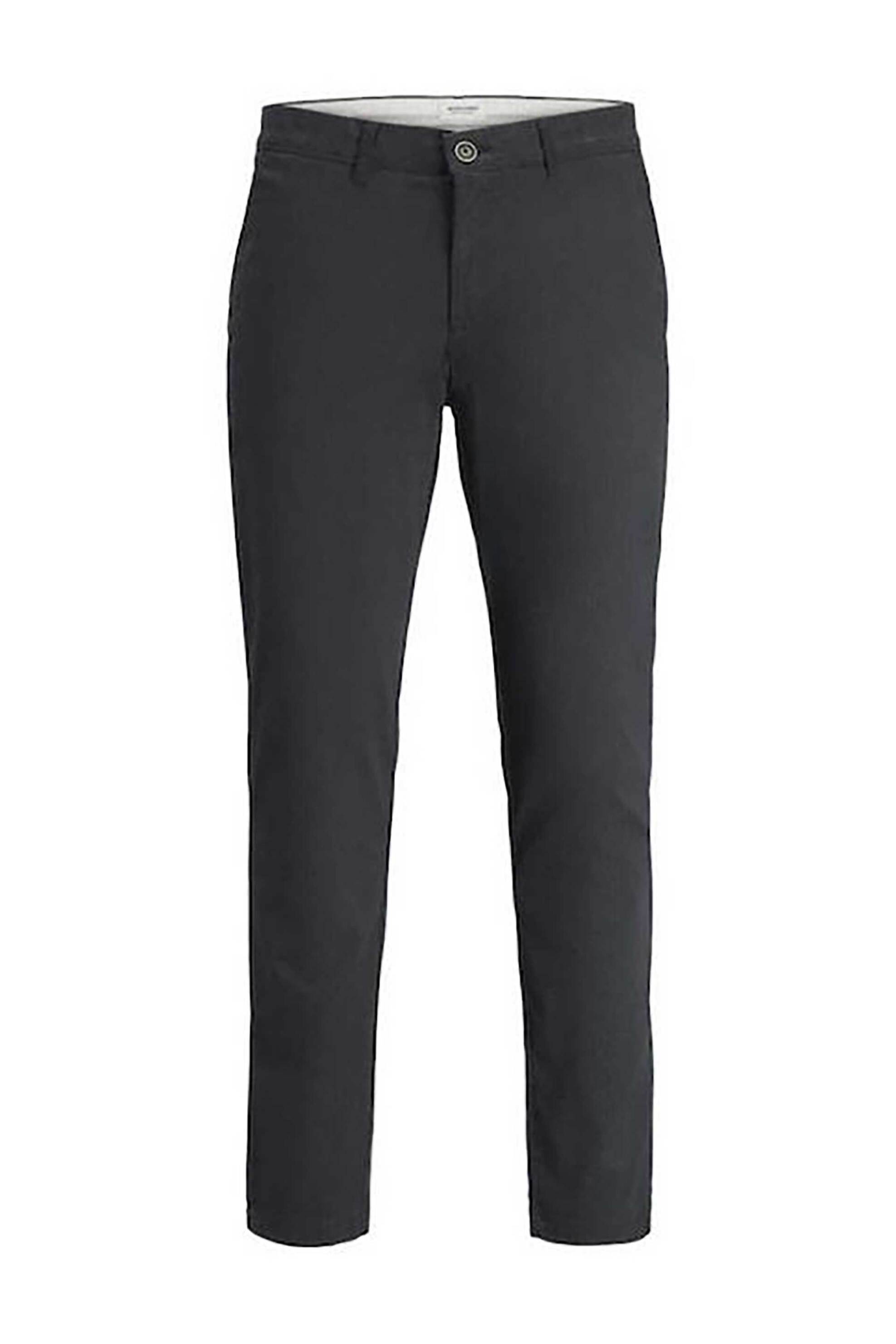 JACK & JONES JACK & JONES ανδρικό chino παντελόνι Slim Fit - 12258298 Μαύρο