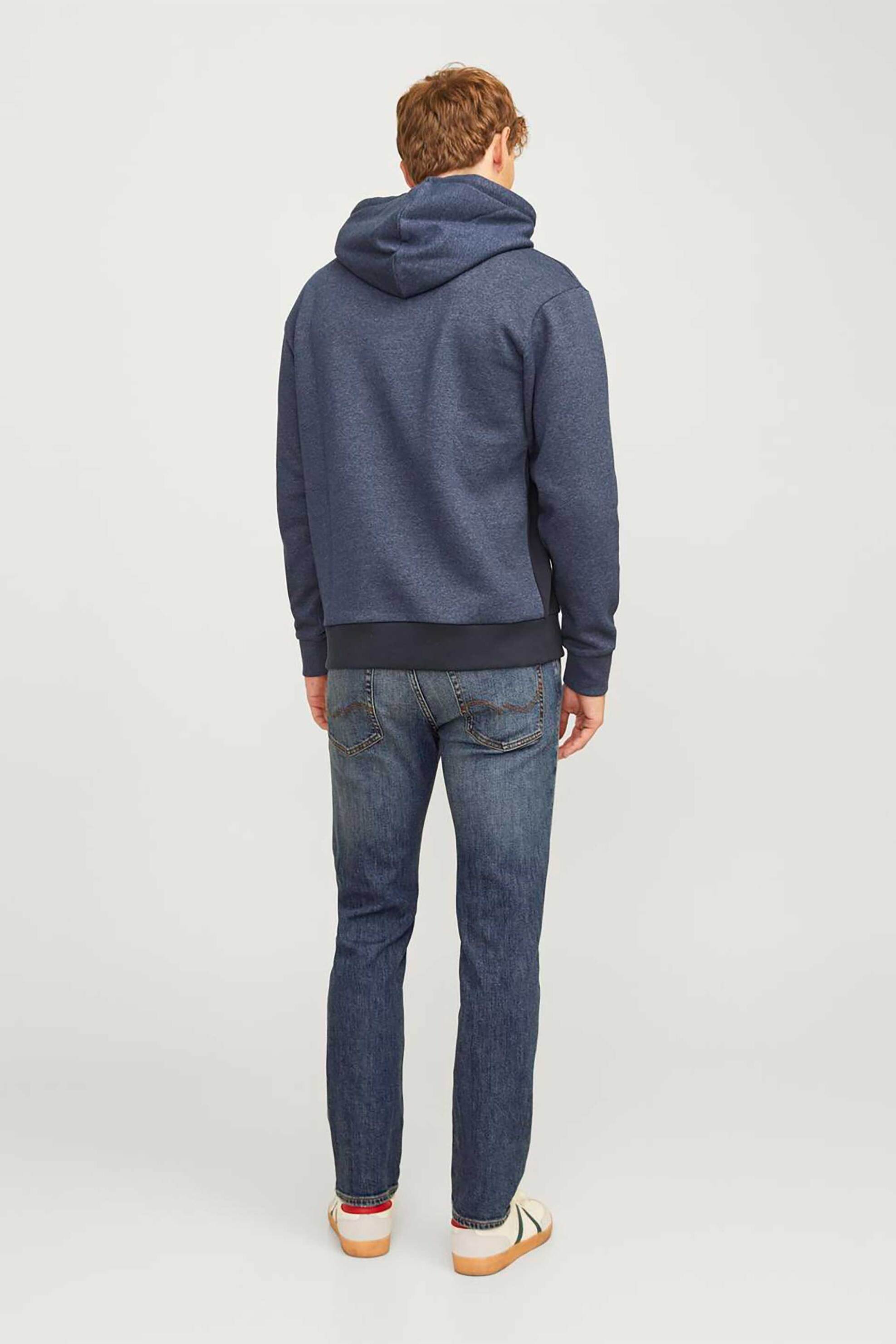 JACK & JONES ανδρικό τζιν παντελόνι πεντάτσεπο Regular Fit "Jjlclark" - 12258105 Denim Blue φωτογραφία