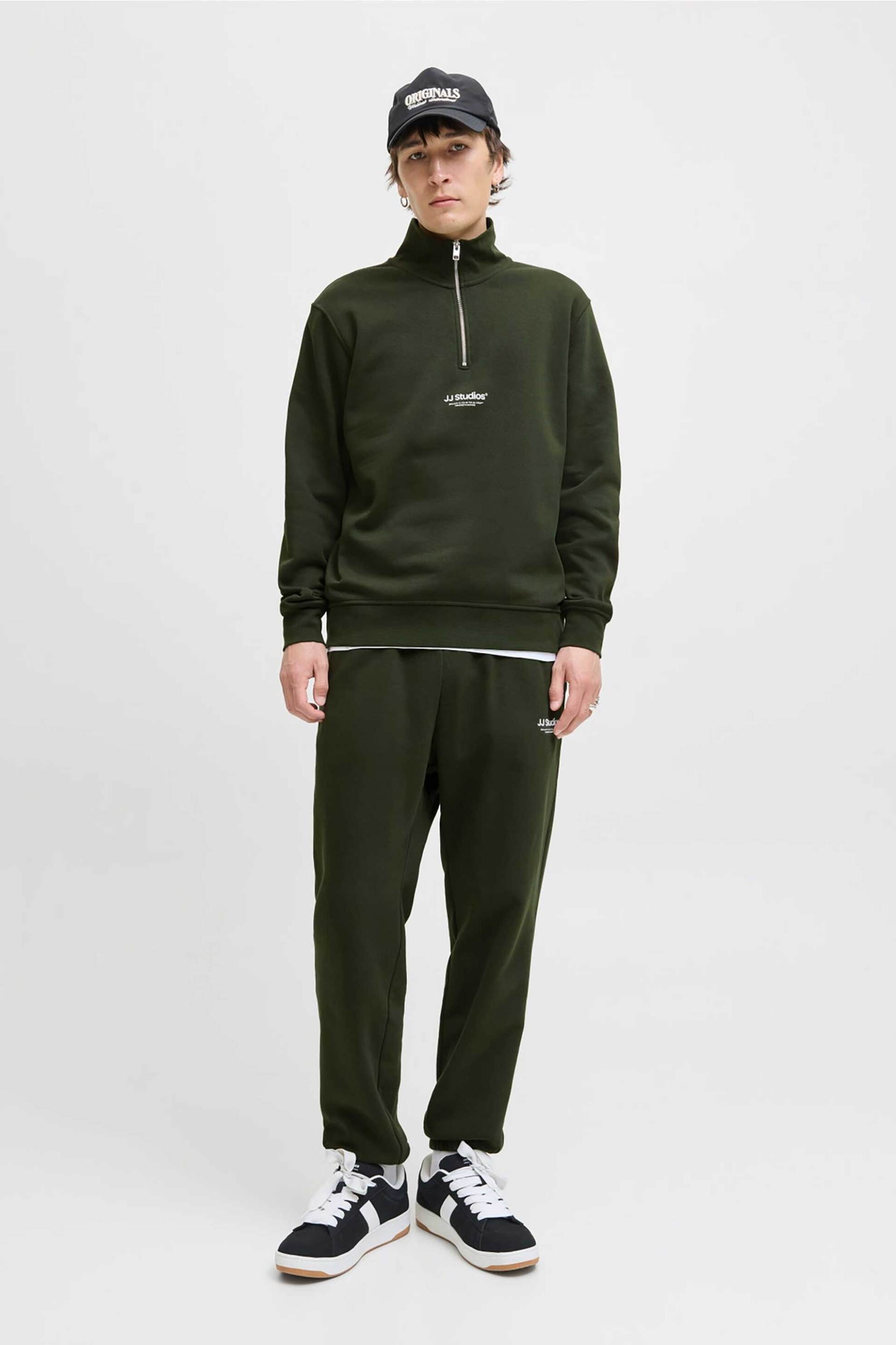 Ανδρικά παντελόνια jack & jones σε πρασινο