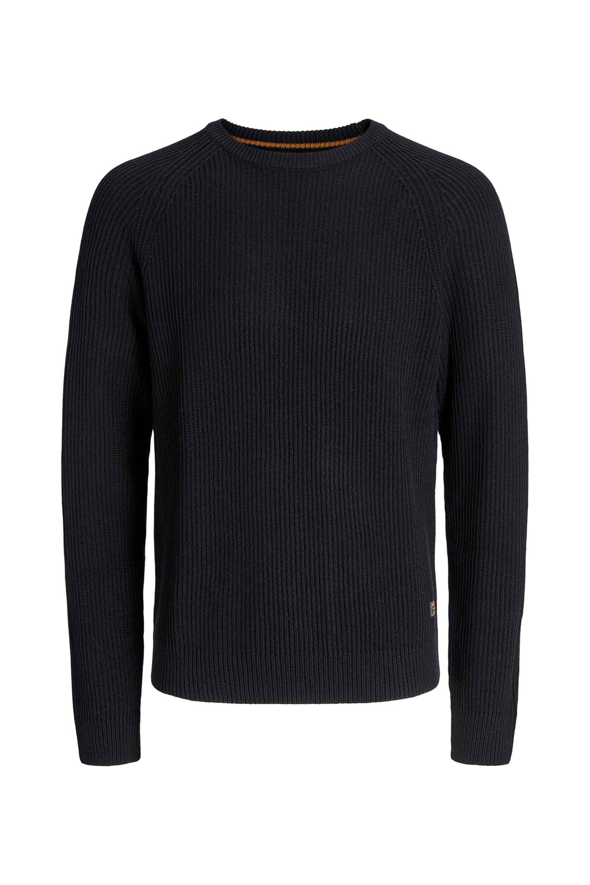 JACK & JONES ανδρικό πουλόβερ Regular Fit - 12278916 Μαύρο φωτογραφία