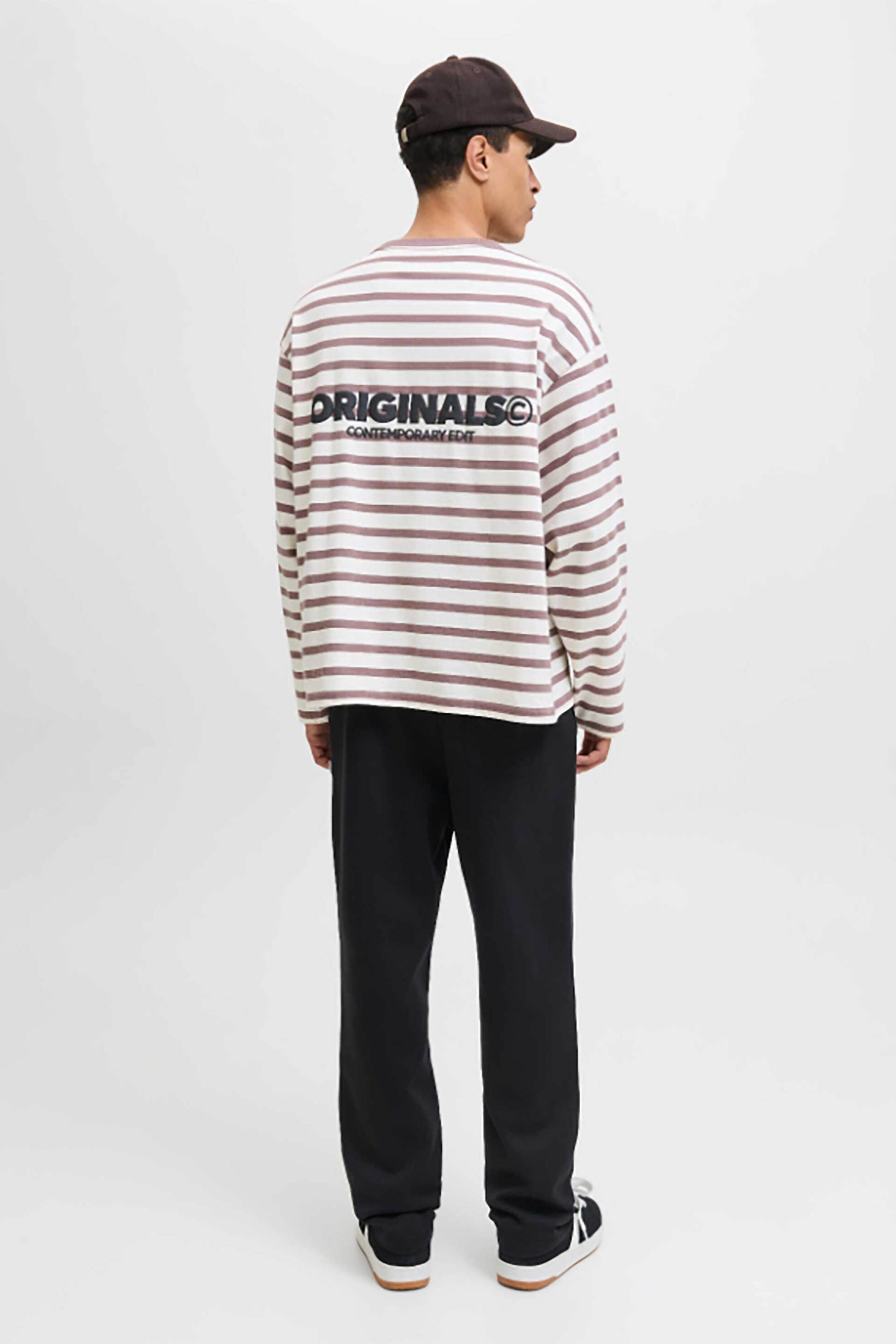 JACK & JONES ανδρικό παντελόνι φόρμας μονόχρωμο - 12279134 Μαύρο φωτογραφία