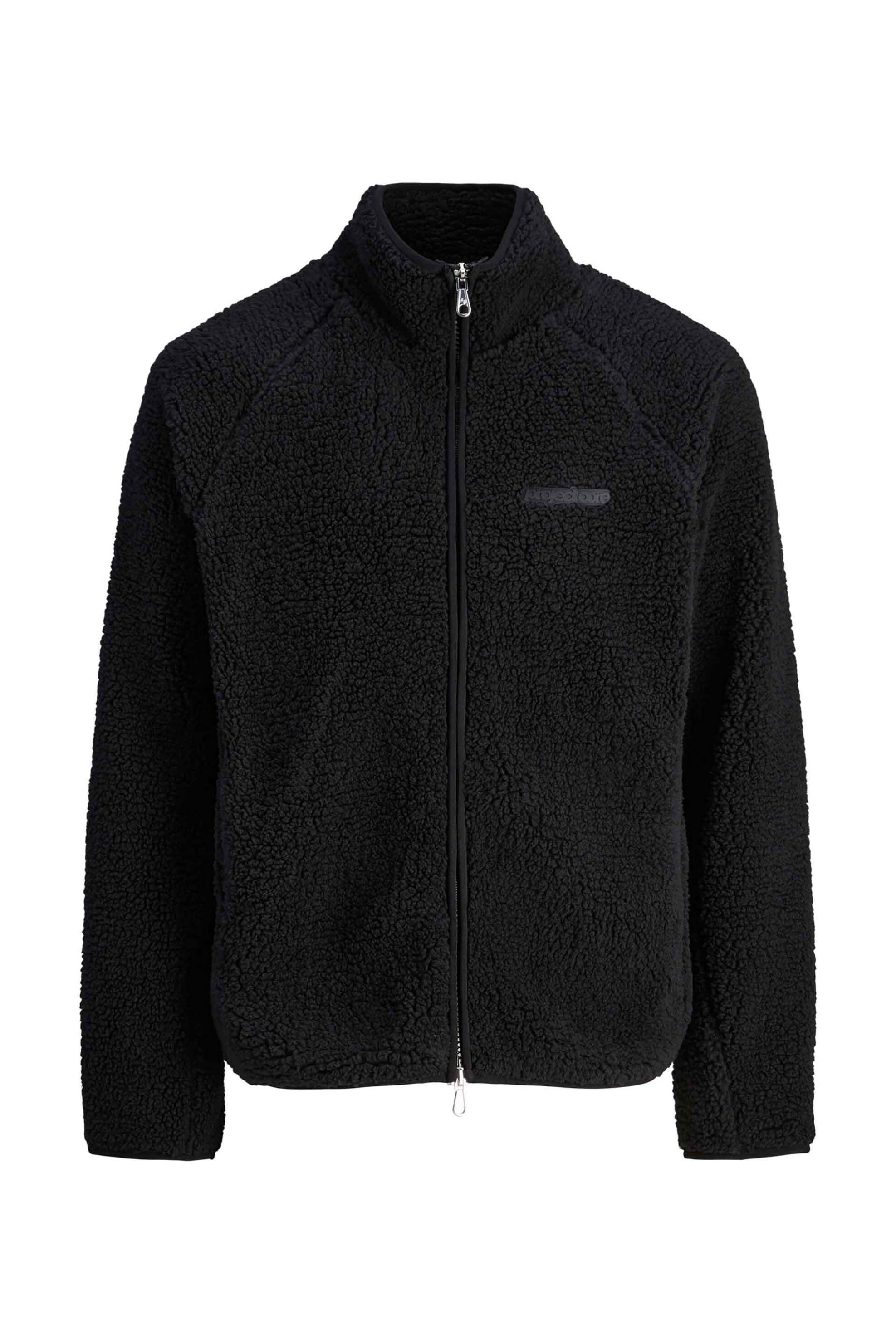 JACK & JONES ανδρικό teddy μπουφάν Slim Fit - 12283141 Μαύρο φωτογραφία