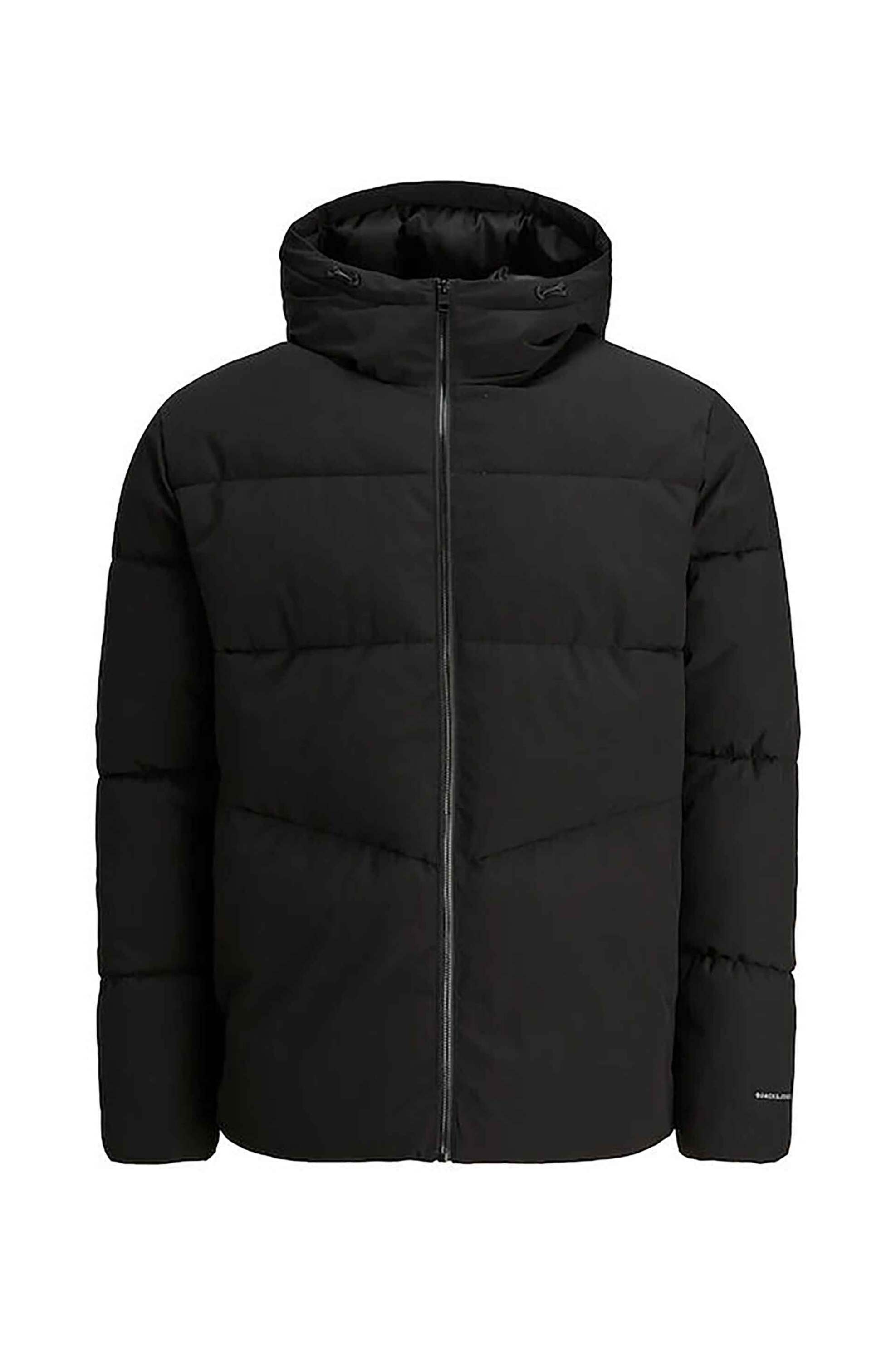 JACK & JONES ανδρικό μπουφάν με καπιτονέ σχέδιο Slim Fit - 12283517 Μαύρο φωτογραφία