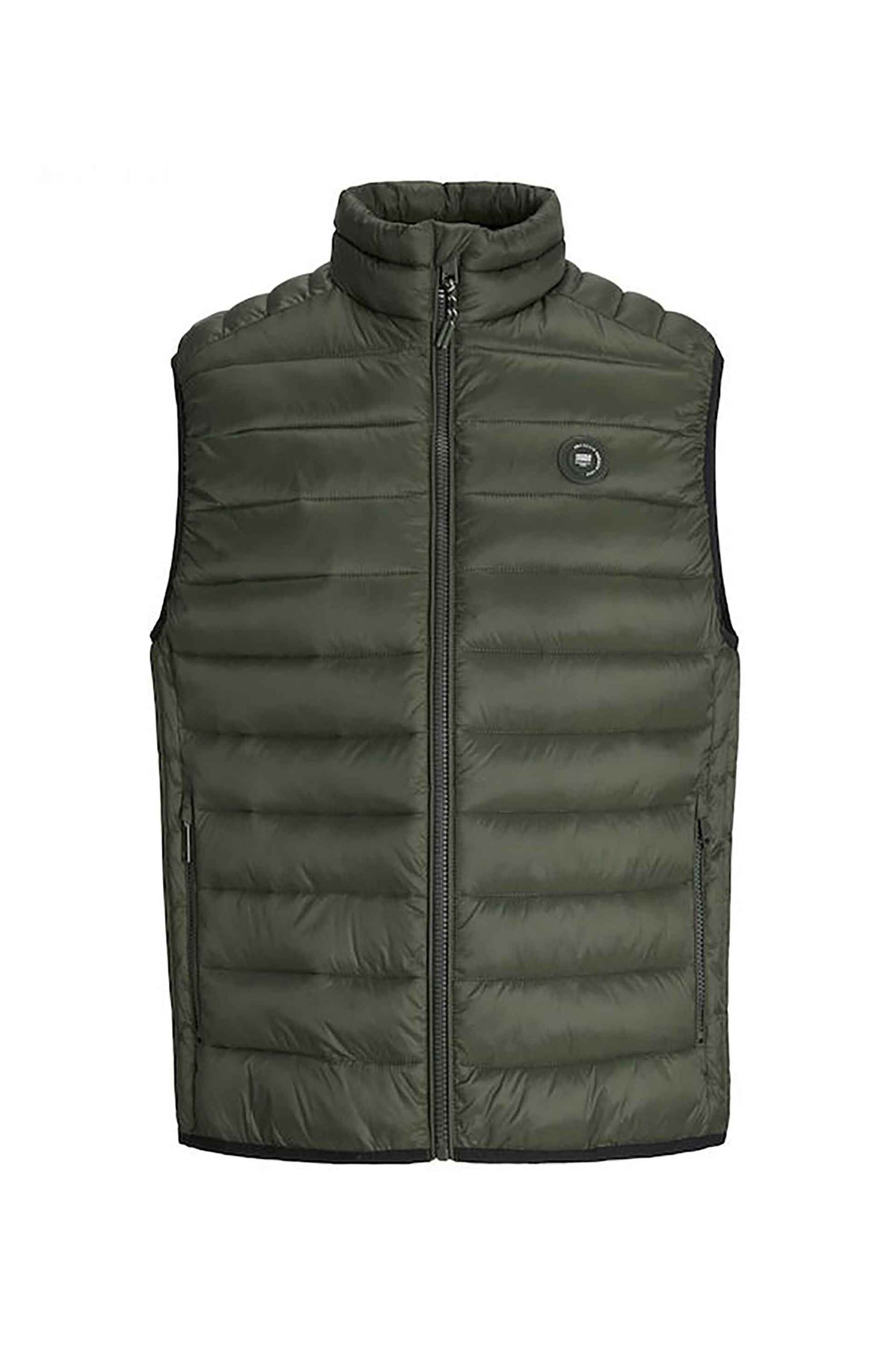 JACK & JONES ανδρικό αμάνικό μπουφάν με καπιτονέ σχέδιο Slim Fit - 12280973 Κυπαρισσί φωτογραφία