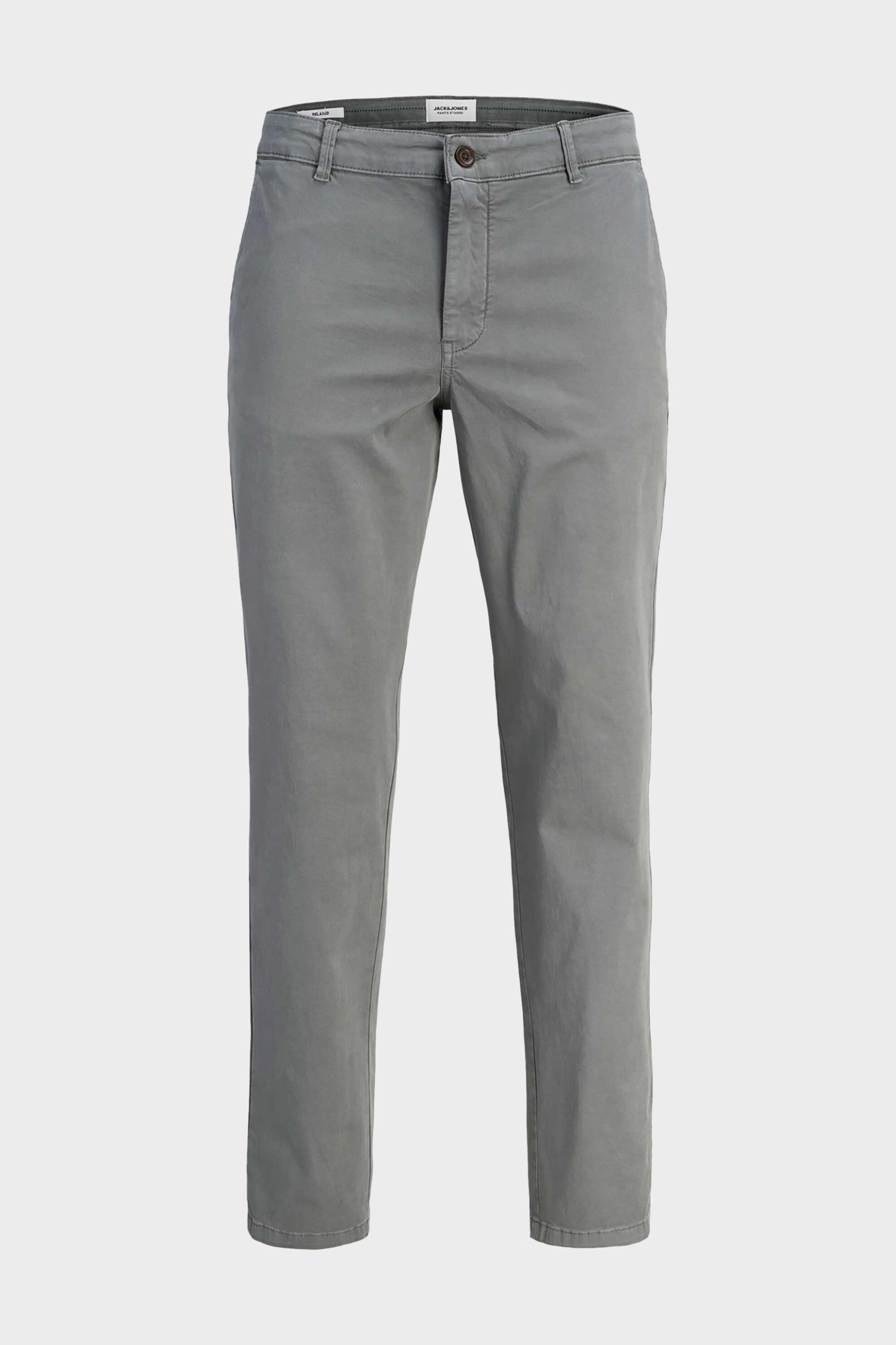 Jack Jones Ανδρικό Παντελόνι Chino Regular Fit - 12292970 Γκρι