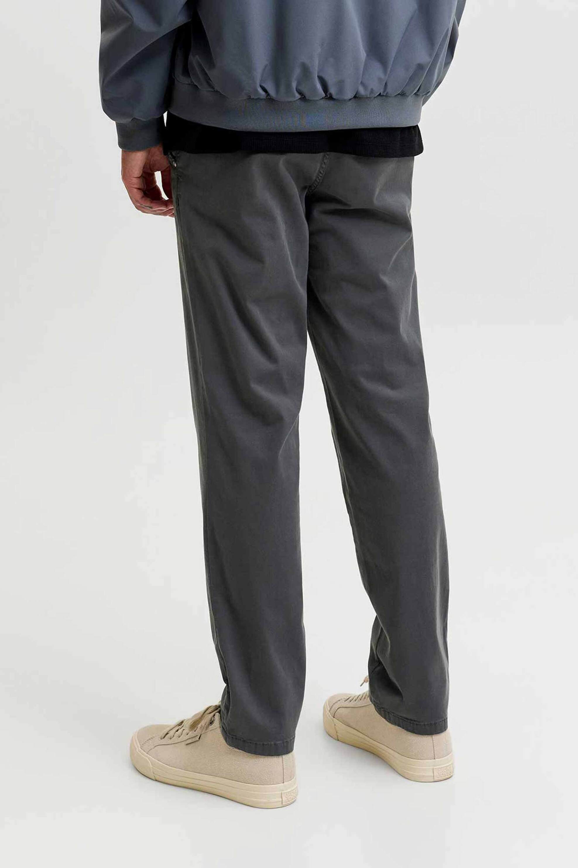 Jack Jones Ανδρικό Παντελόνι Chino Regular Fit - 12292970 Ανθρακί