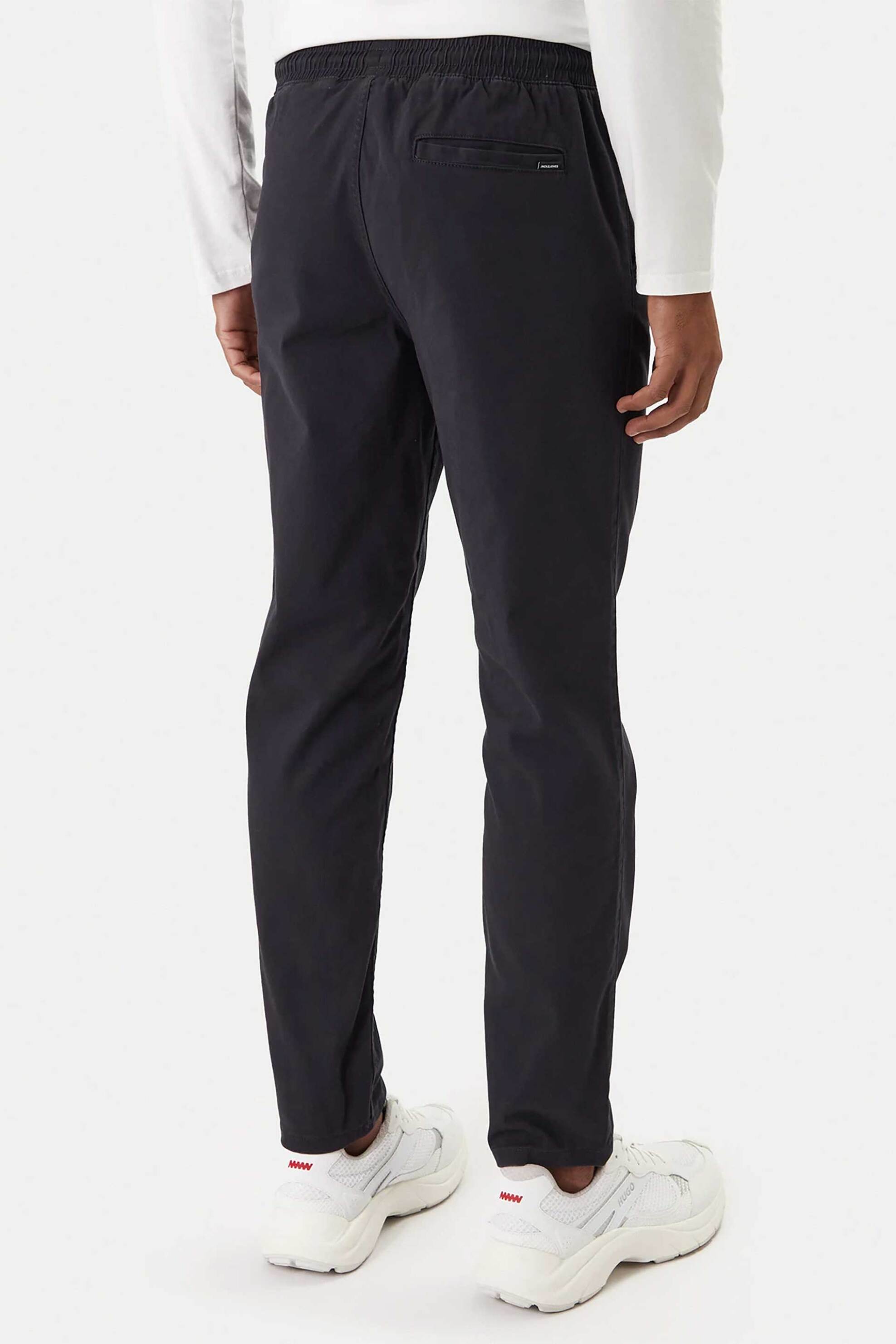 Jack Jones Ανδρικό Παντελόνι με Ελαστική Μέση Regular Fit - 12288472 Σκούρο Μπλε