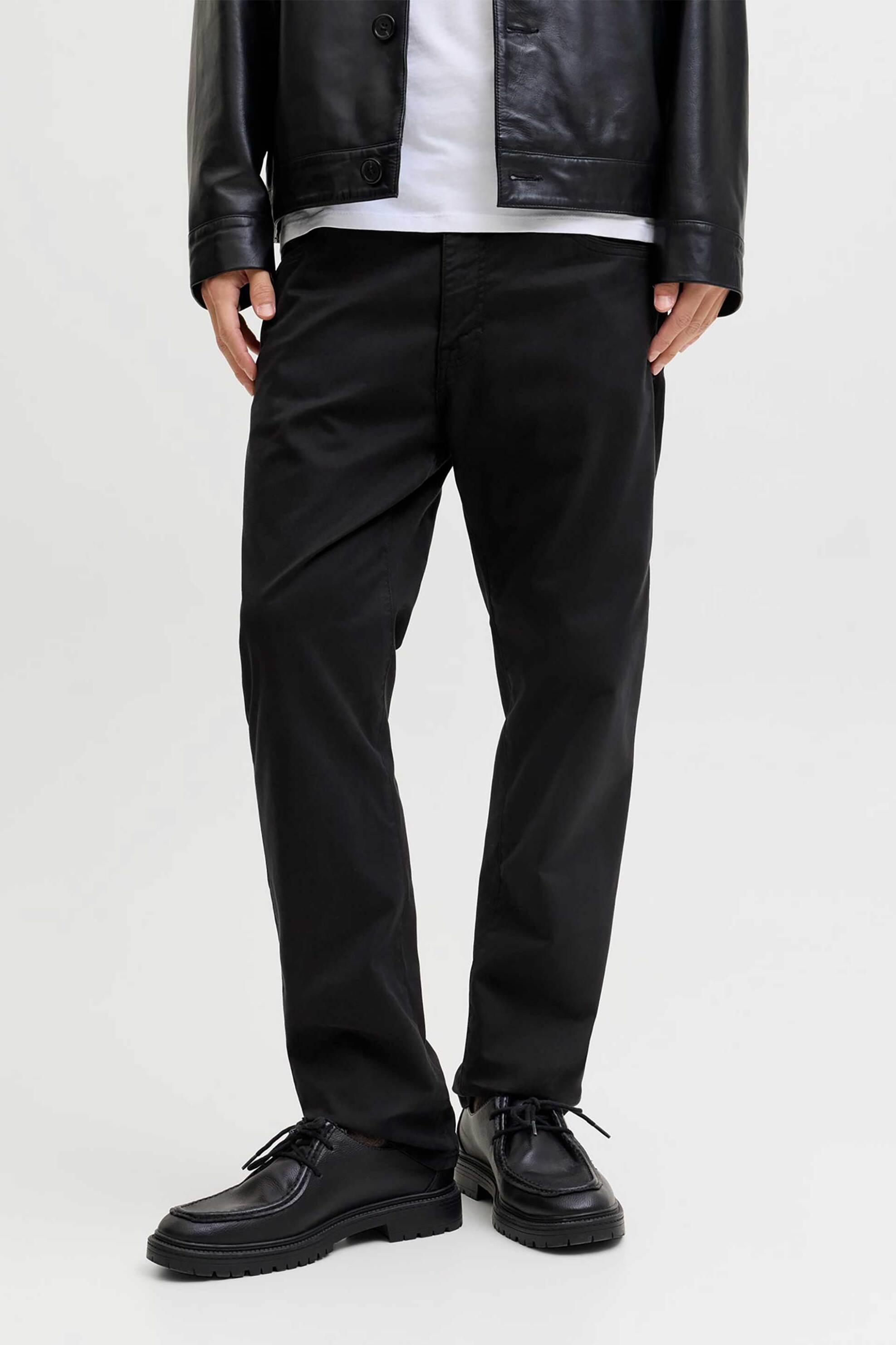 JACK & JONES ανδρικό τζιν παντελόνι πεντάτσεπο Regular Fit - 12293328 Μαύρο φωτογραφία