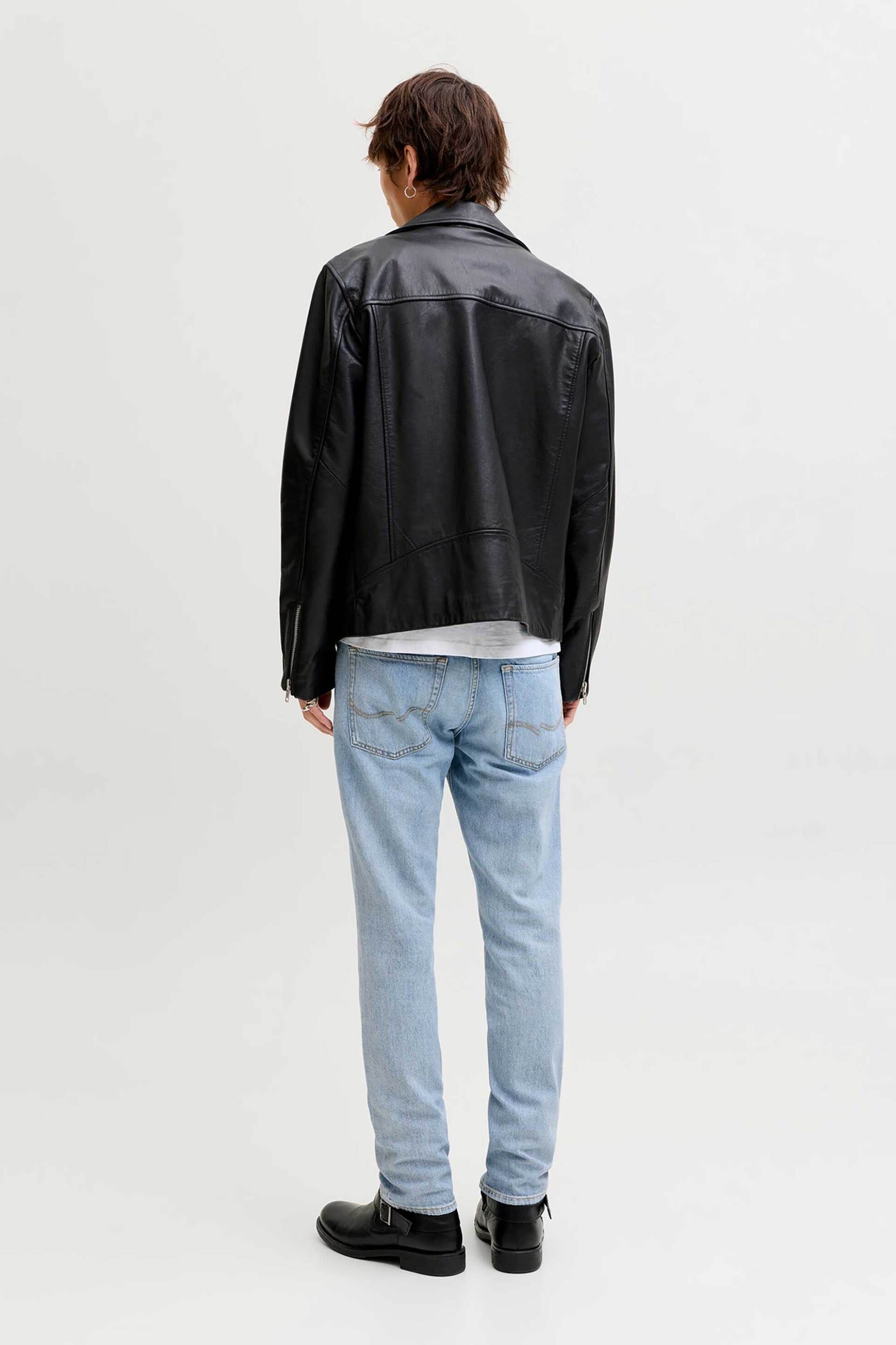 Jack Jones Ανδρικό Τζιν Παντελόνι Πεντάτσεπο Regular Fit - 12291693 Denim Blue Ανοιχτό