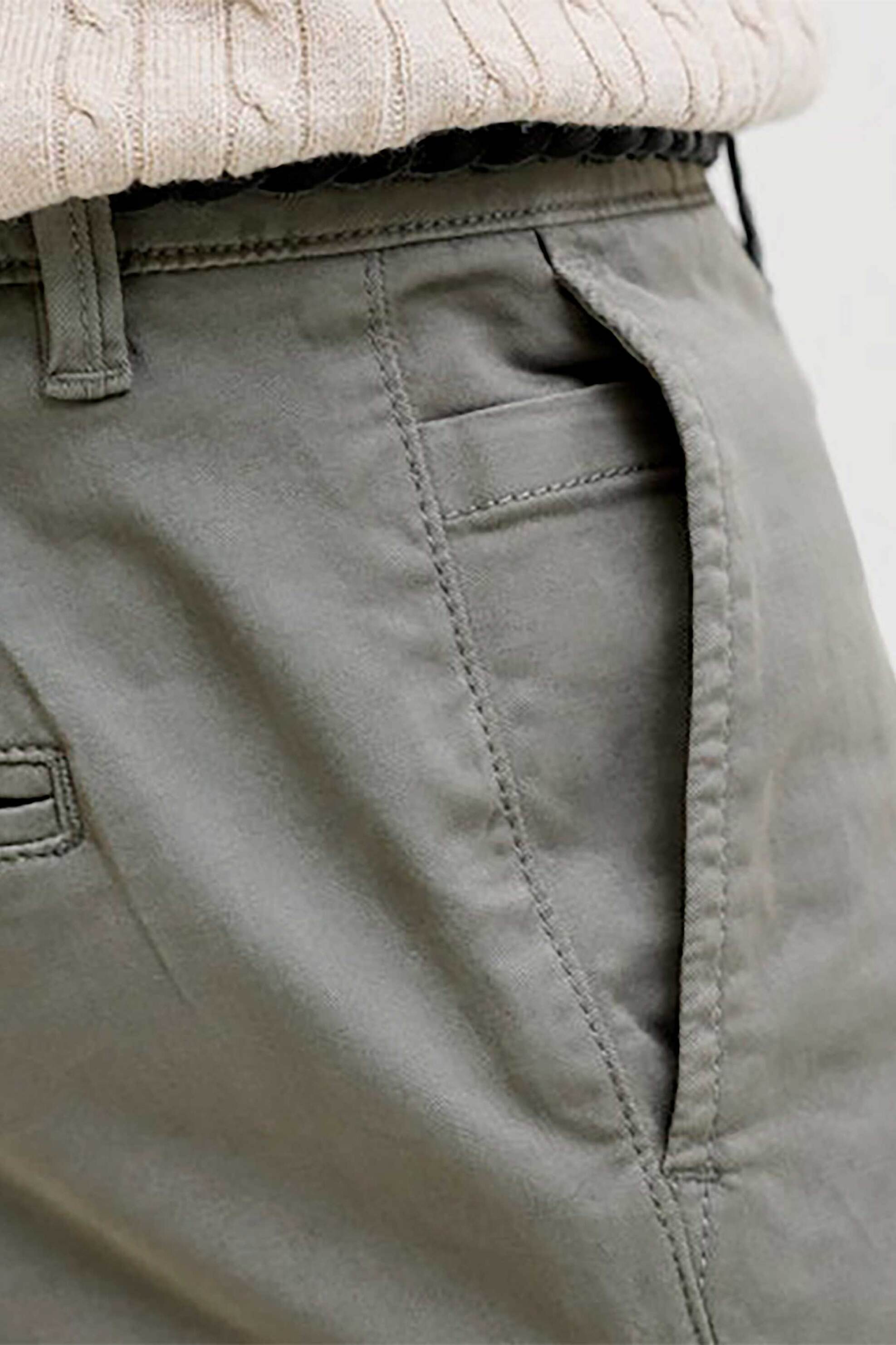 Jack Jones Ανδρική Βερμούδα Chino Relaxed Fit - 12293005 Λαδί