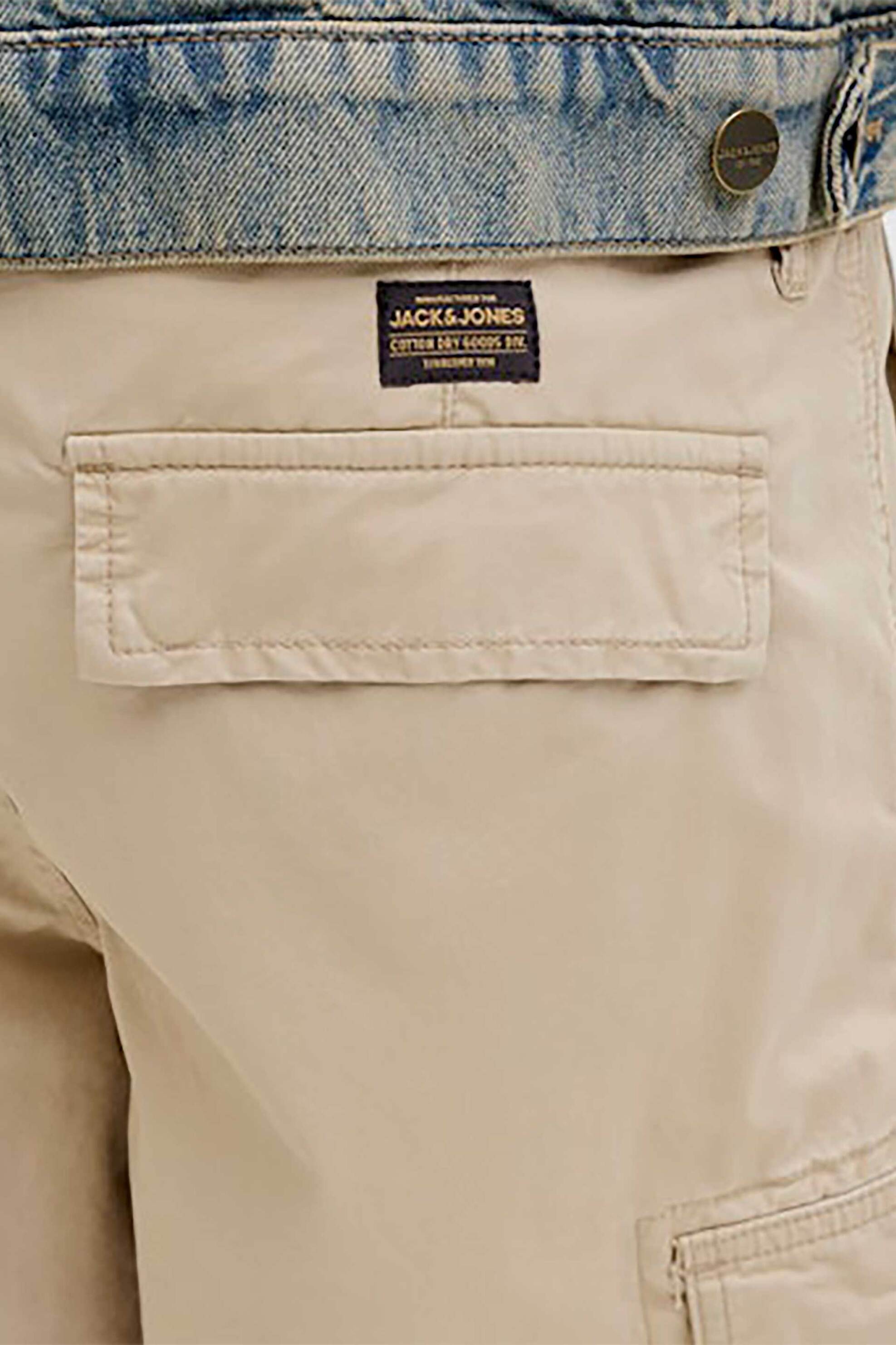 Jack Jones Ανδρική Βερμούδα Cargo Relaxed Fit - 12291369 Μπεζ