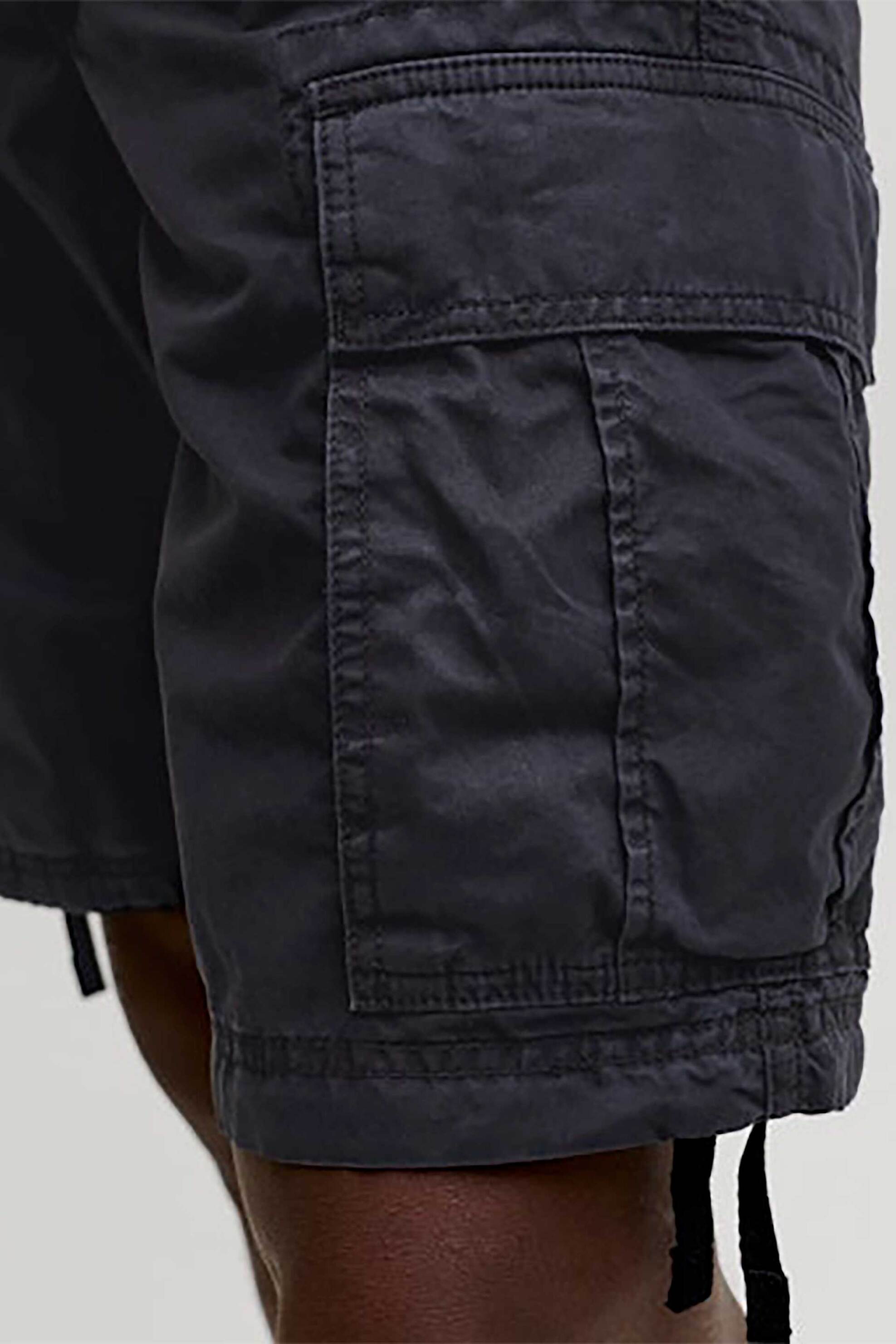Jack Jones Ανδρική Βερμούδα Cargo Relaxed Fit - 12291369 Μαύρο