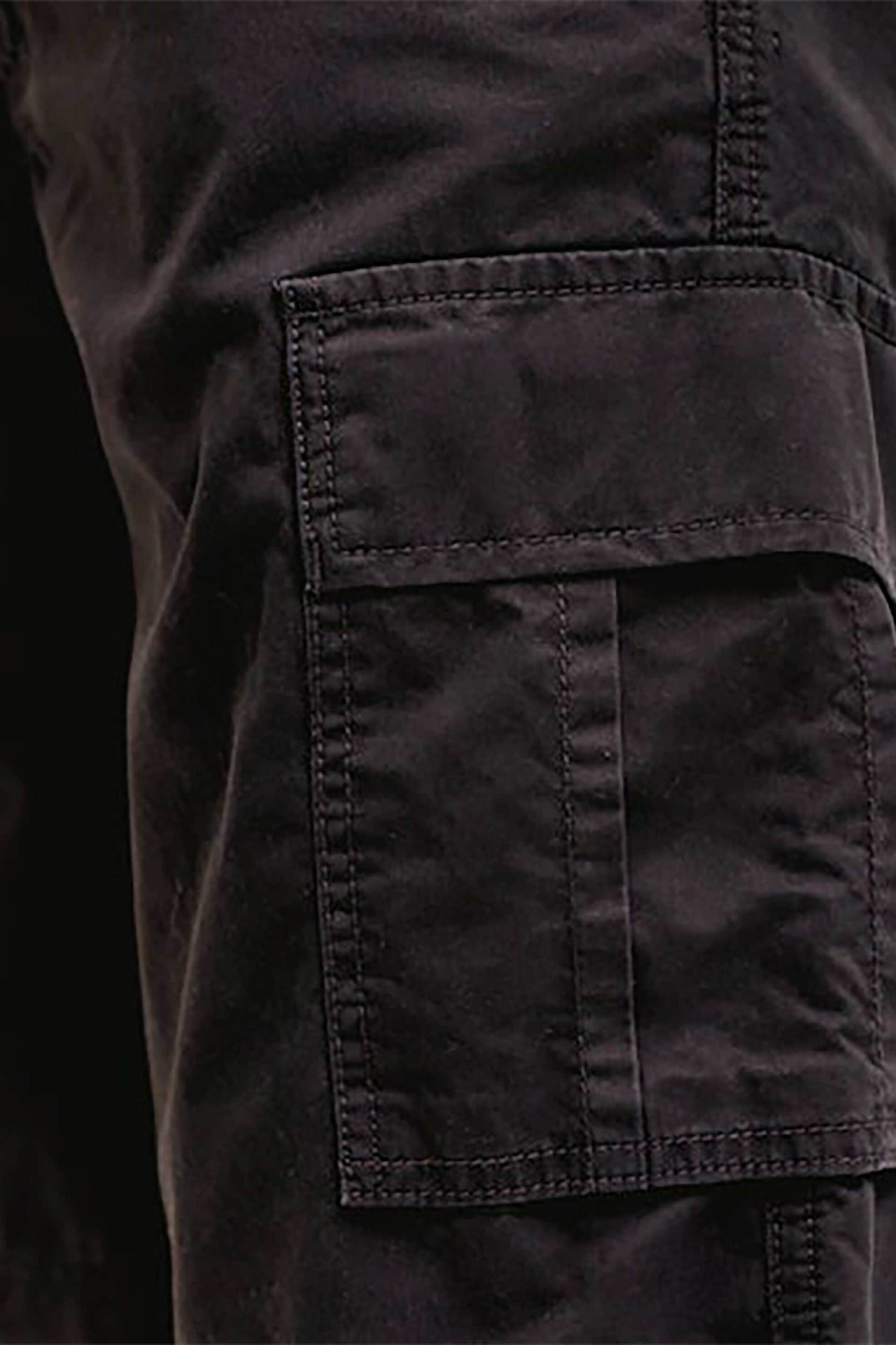 Jack Jones Ανδρική Βερμούδα Cargo Relaxed Fit - 12292263 Μαύρο