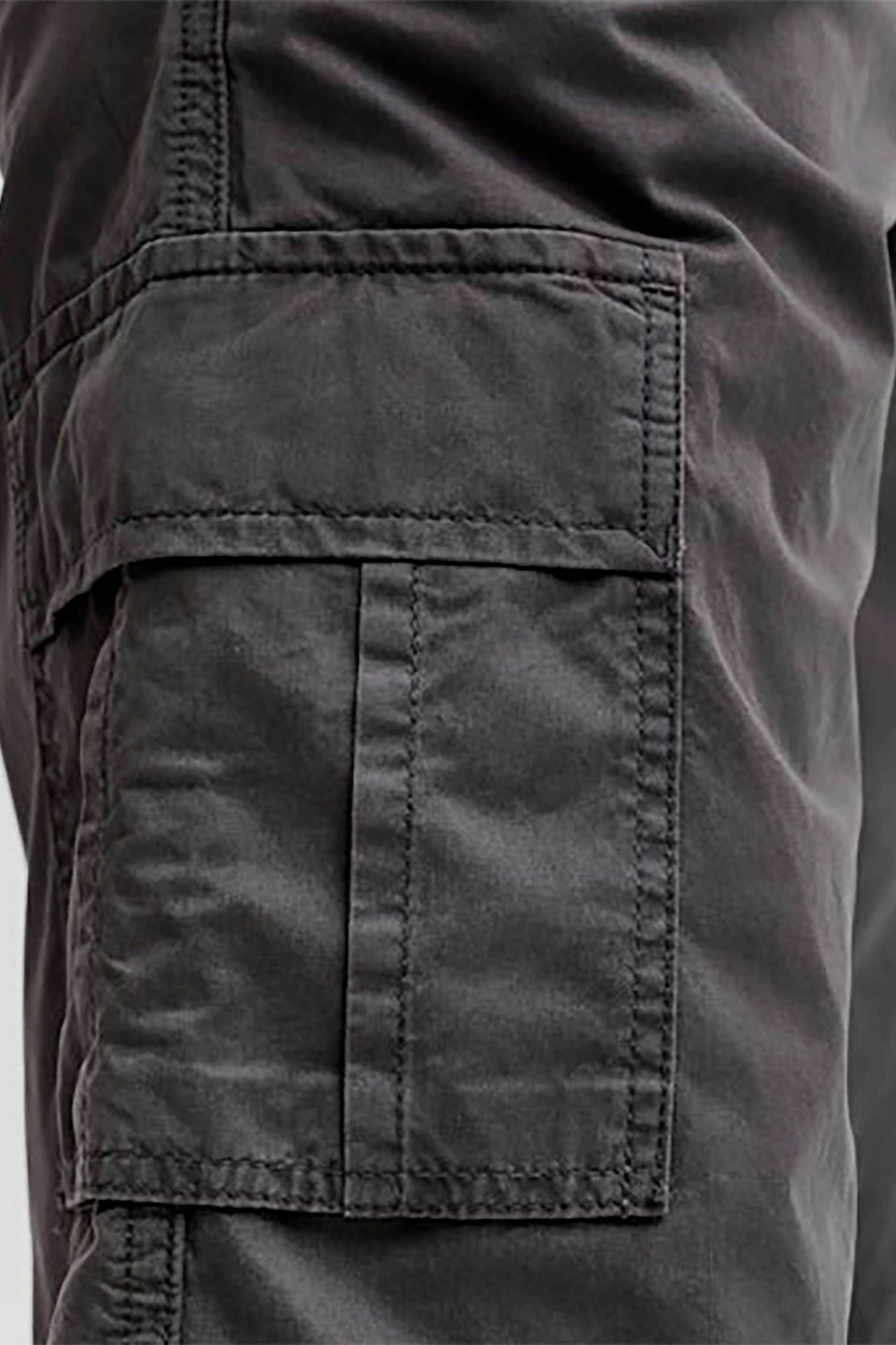 Jack Jones Ανδρική Βερμούδα Cargo Relaxed Fit - 12292263 Ανθρακί