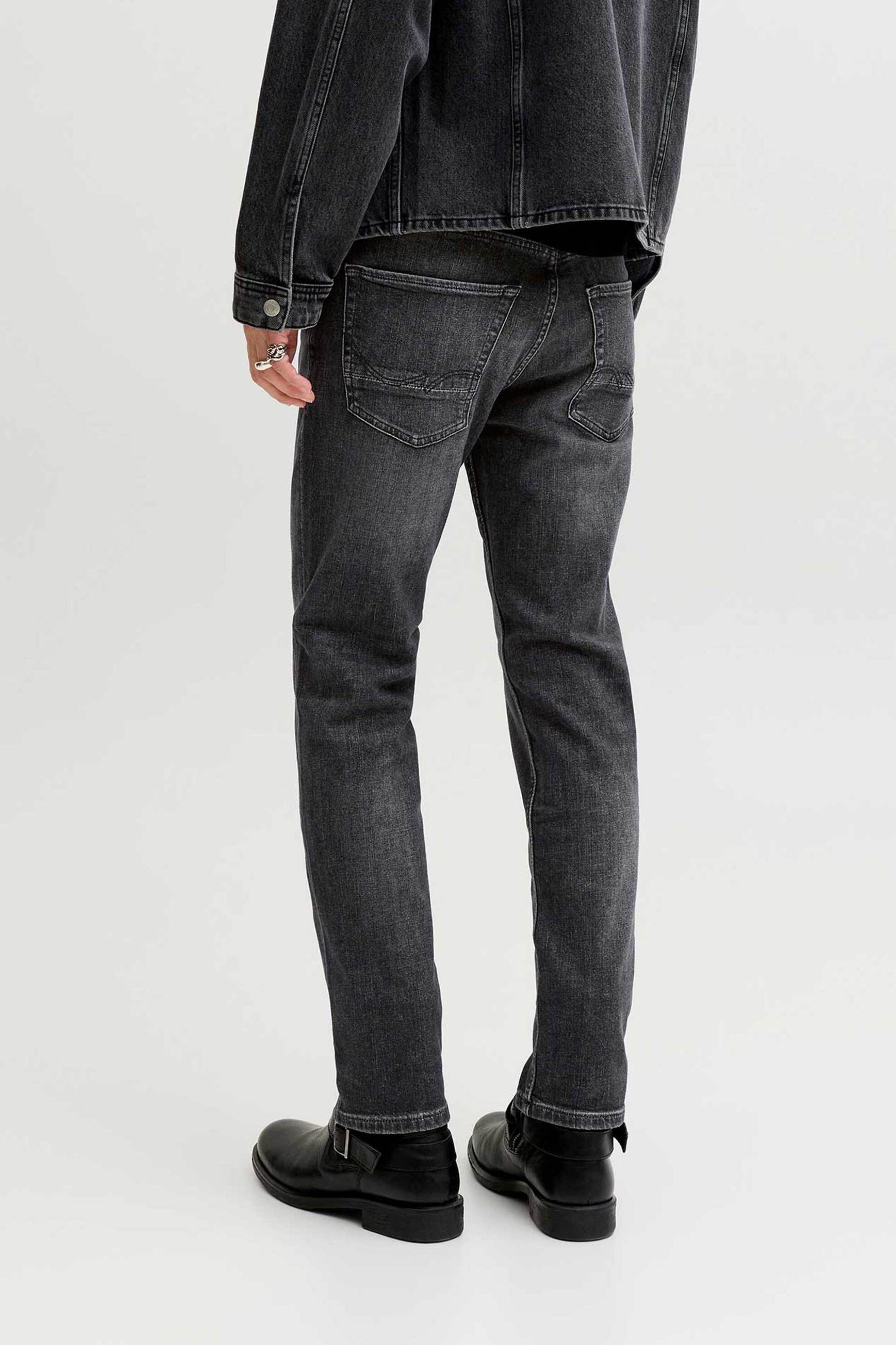 Jack Jones Ανδρικό Τζιν Παντελόνι Regular Fit Clark Vintage Cb 159 - 12278239 Μαύρο