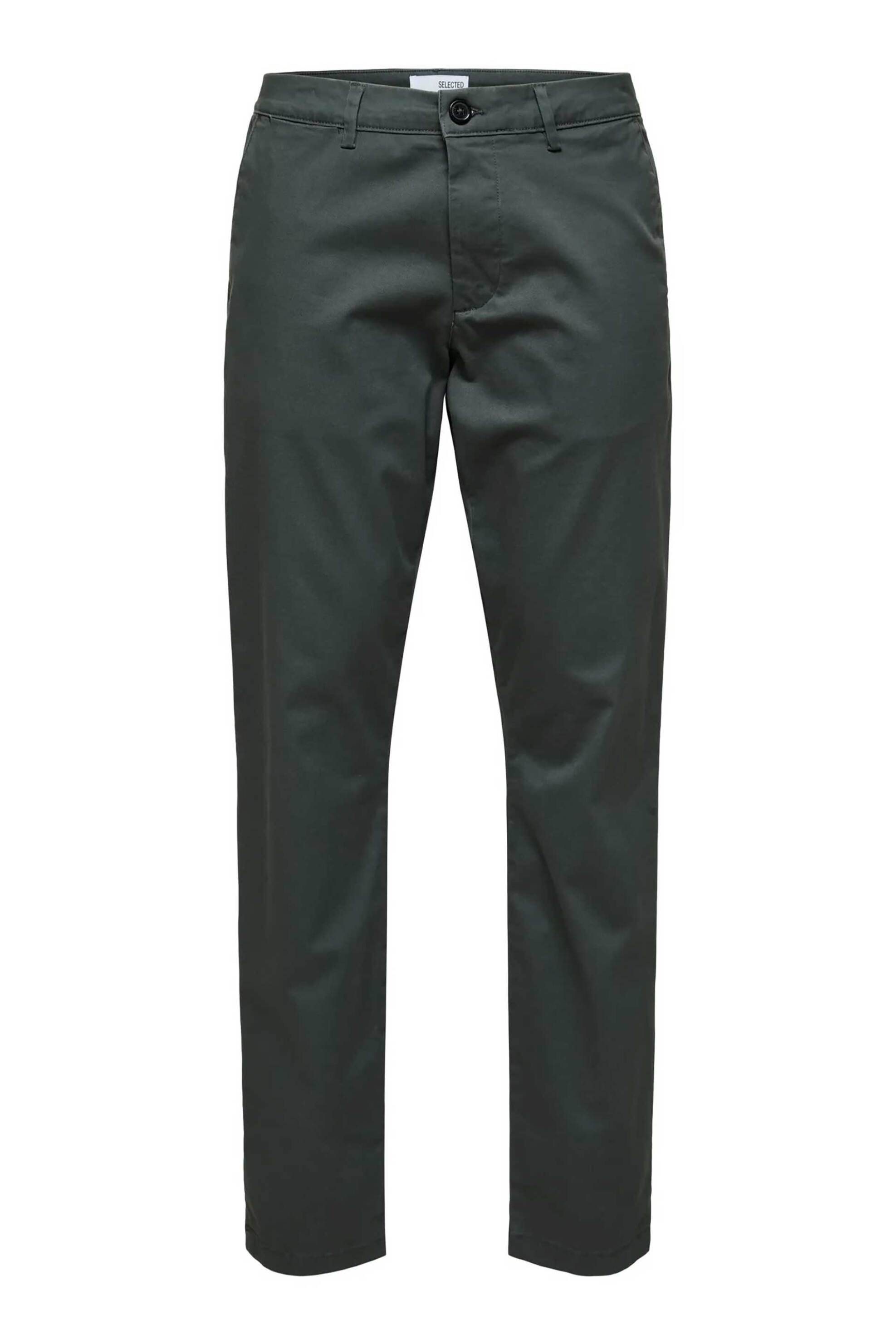 Selected Ανδρικό Παντελόνι Chino Μονόχρωμο Slim Fit - 16087663 Πετρόλ