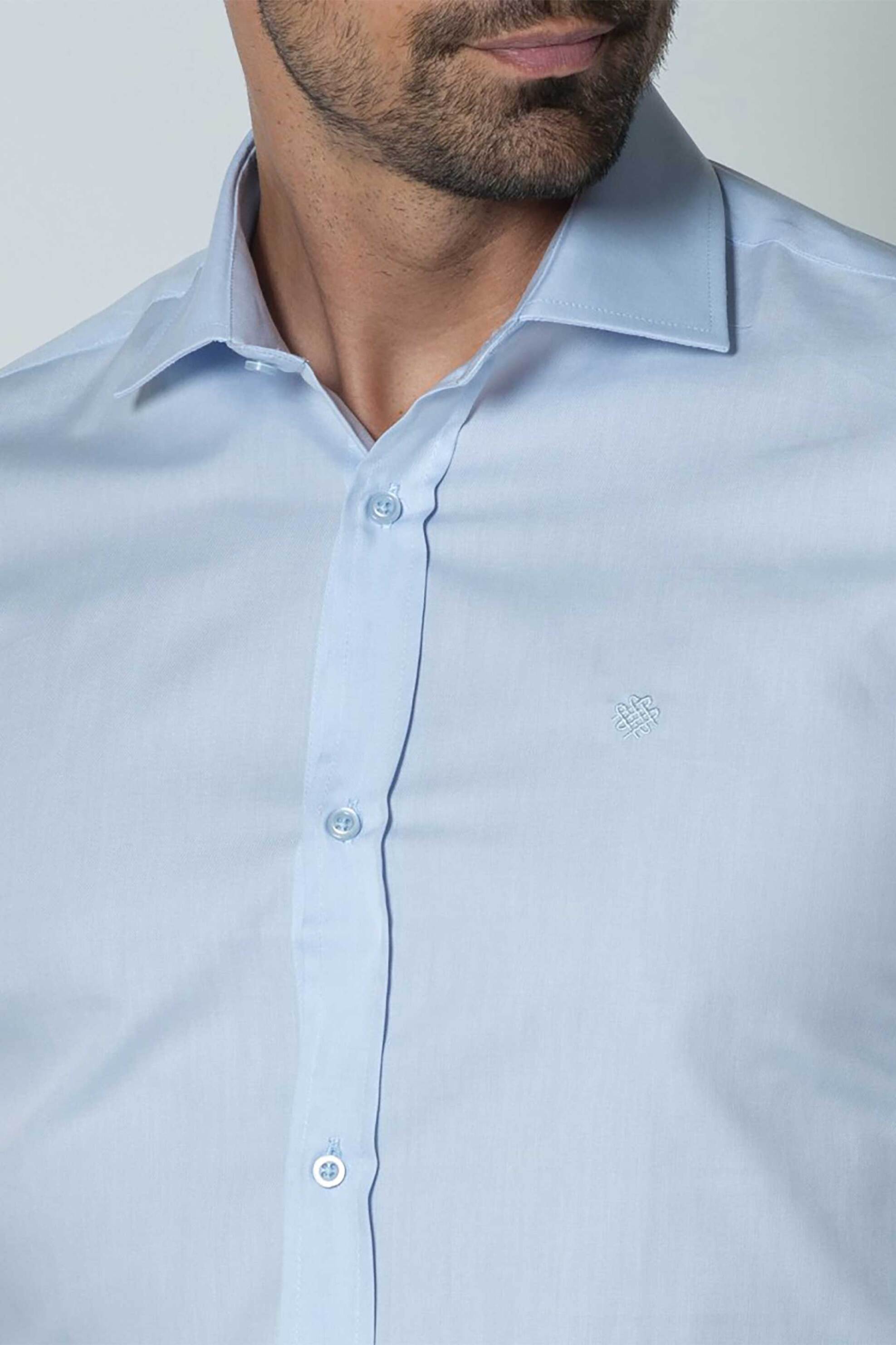 Dors ανδρικό μονόχρωμο πουκάμισο oxford Regular Fit - 1036006.C03 φωτογραφία