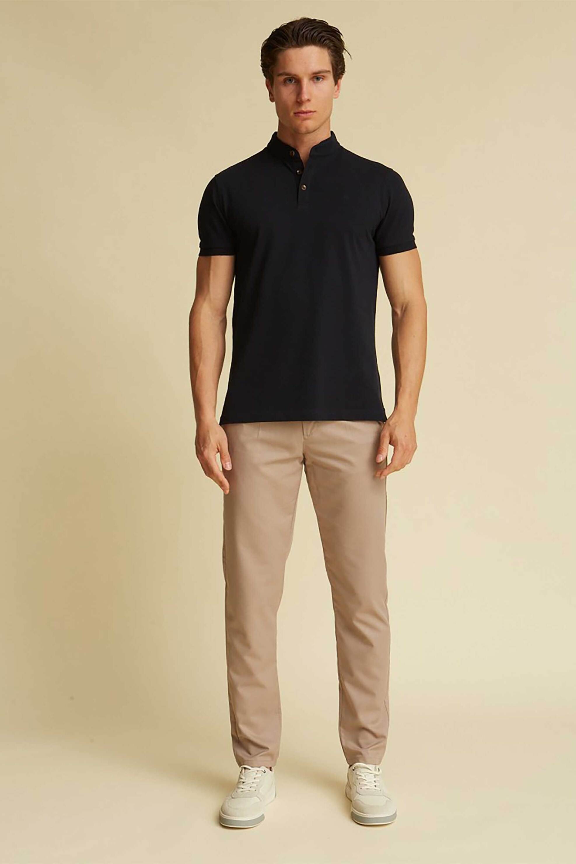 DORS ανδρικό παντελόνι chino μονόχρωμο - 2038012.C01 Μπεζ