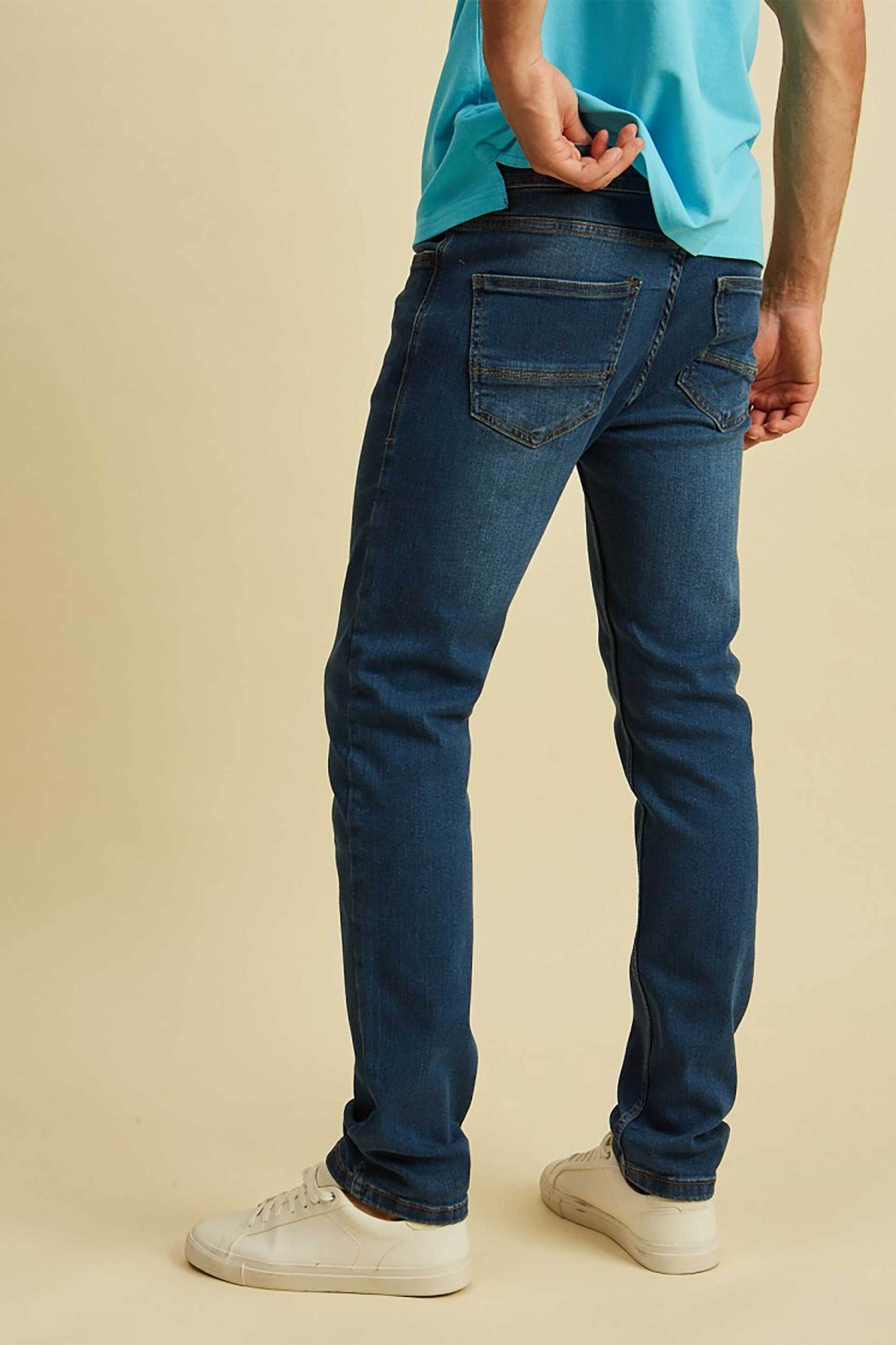 DORS ανδρικό denim παντελόνι πεντάτσεπο Regular Fit - 2038022.C01 Denim Blue φωτογραφία