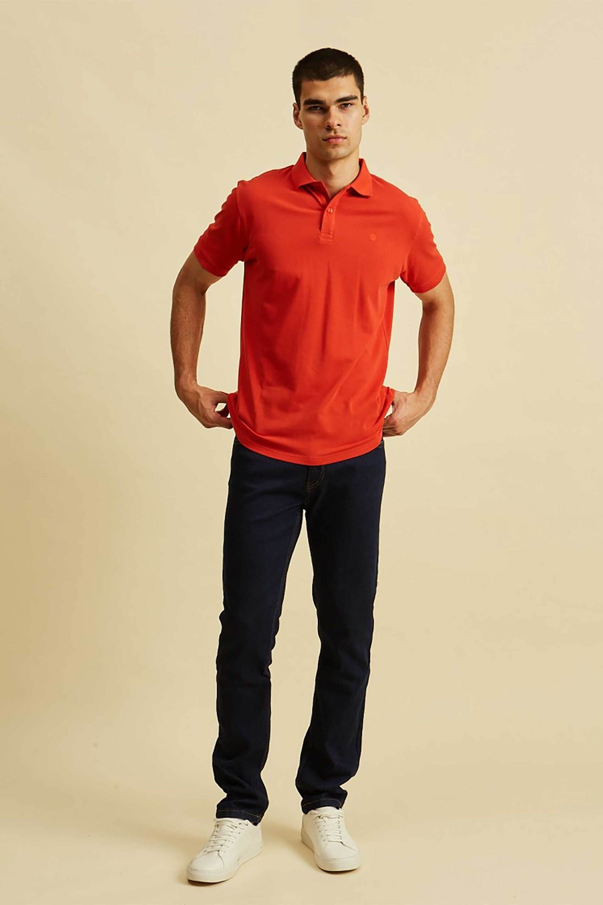 DORS ανδρικό denim παντελόνι πεντάτσεπο Regular Fit - 2038022.C02 Denim Blue Σκούρο