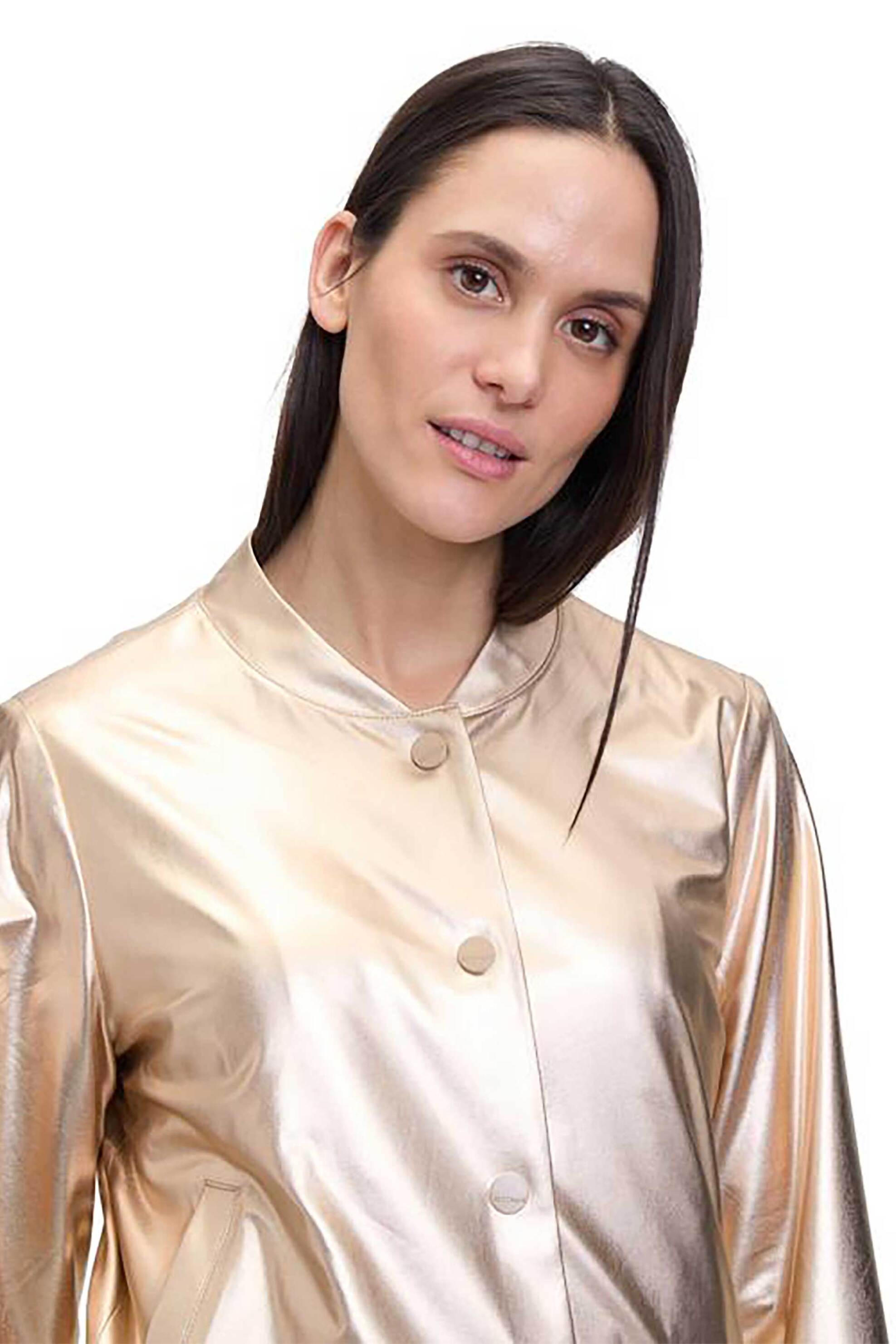BETTY & CO γυναικείο jacket μεταλλιζέ - 4417/3297 Χρυσό φωτογραφία