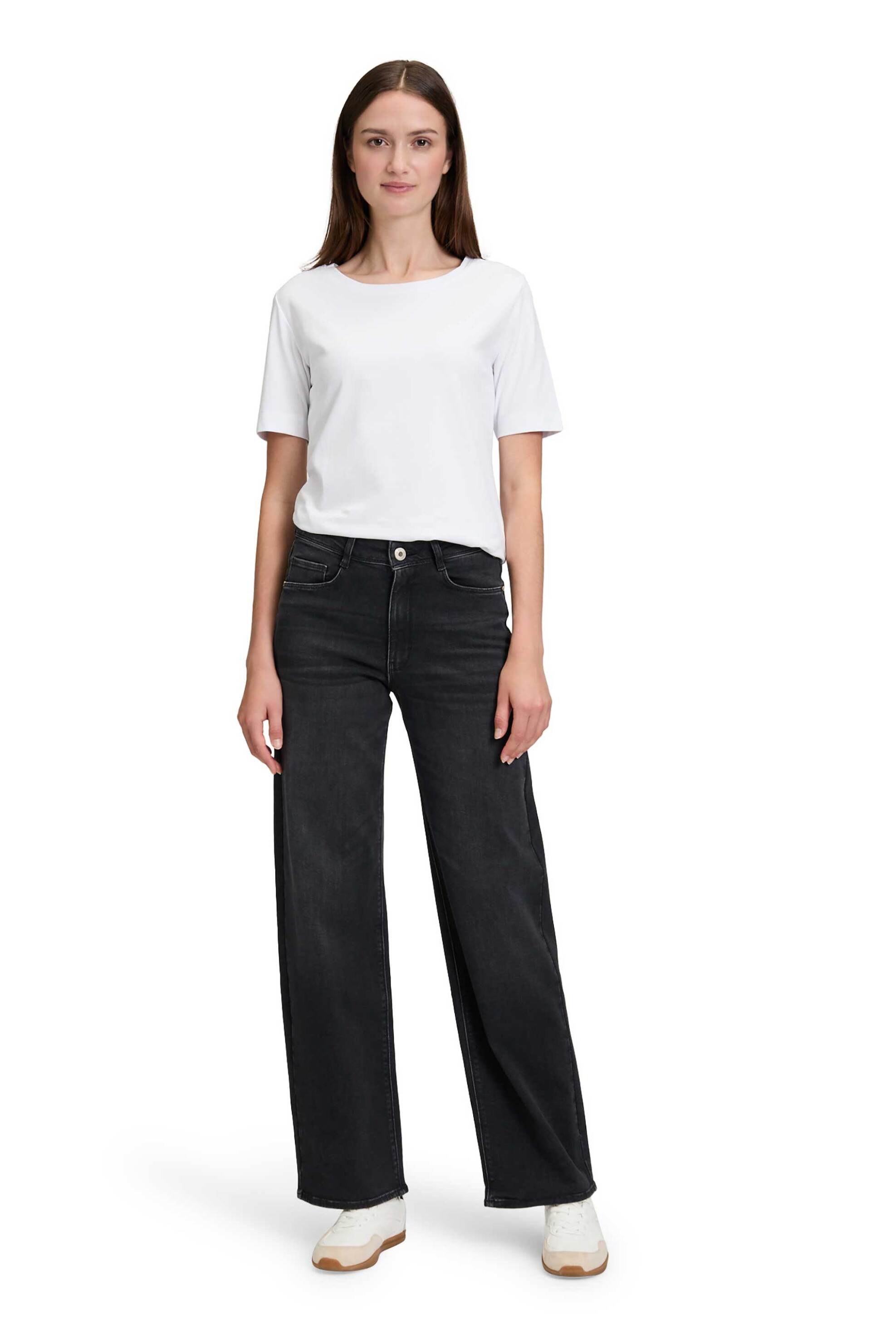 BETTY & CO BETTY & CO γυναικείο ψηλόμεσο τζιν παντελόνι - 6652/3071 Μαύρο