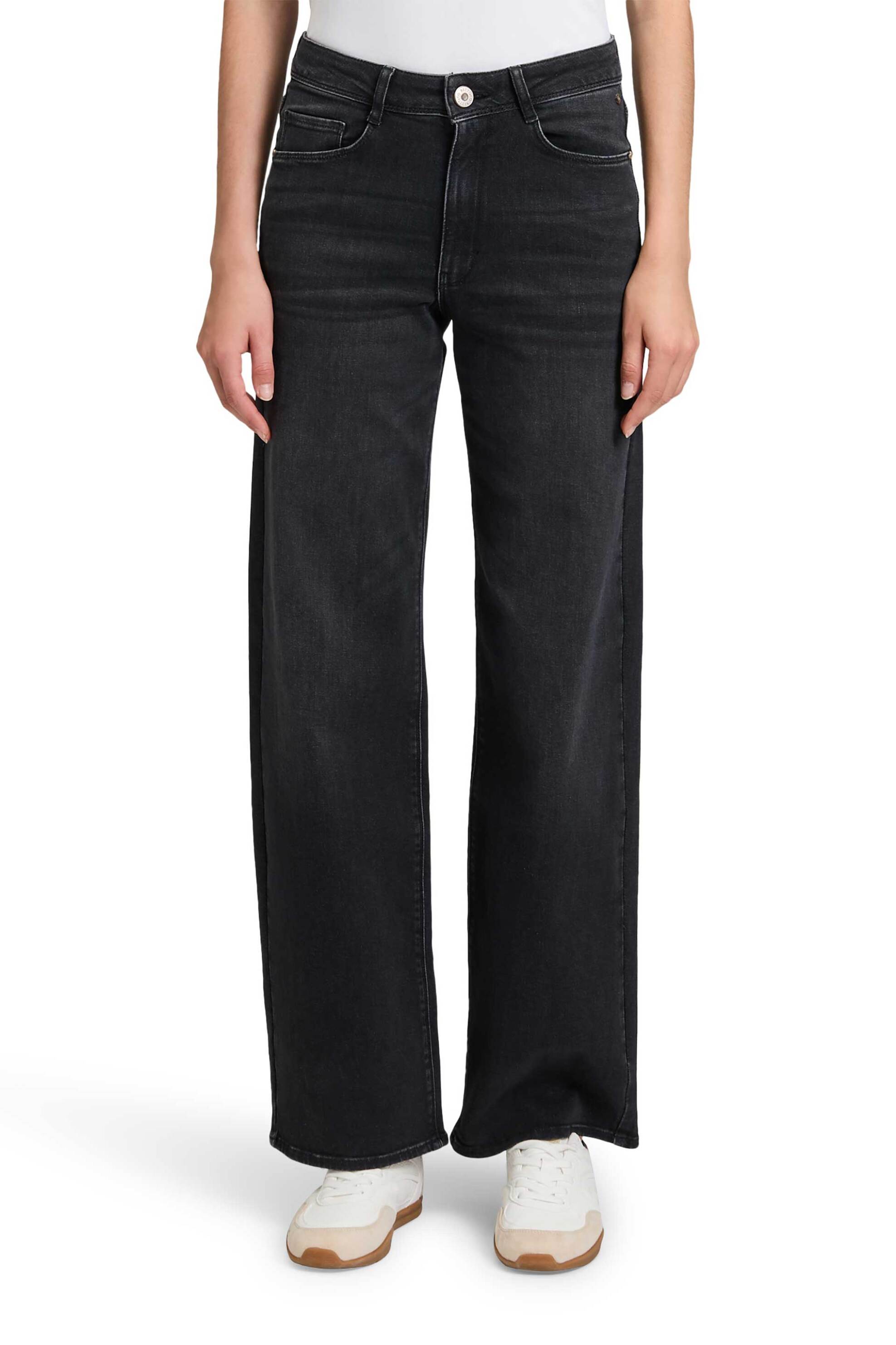 BETTY & CO γυναικείο ψηλόμεσο τζιν παντελόνι - 6652/3071 Μαύρο φωτογραφία