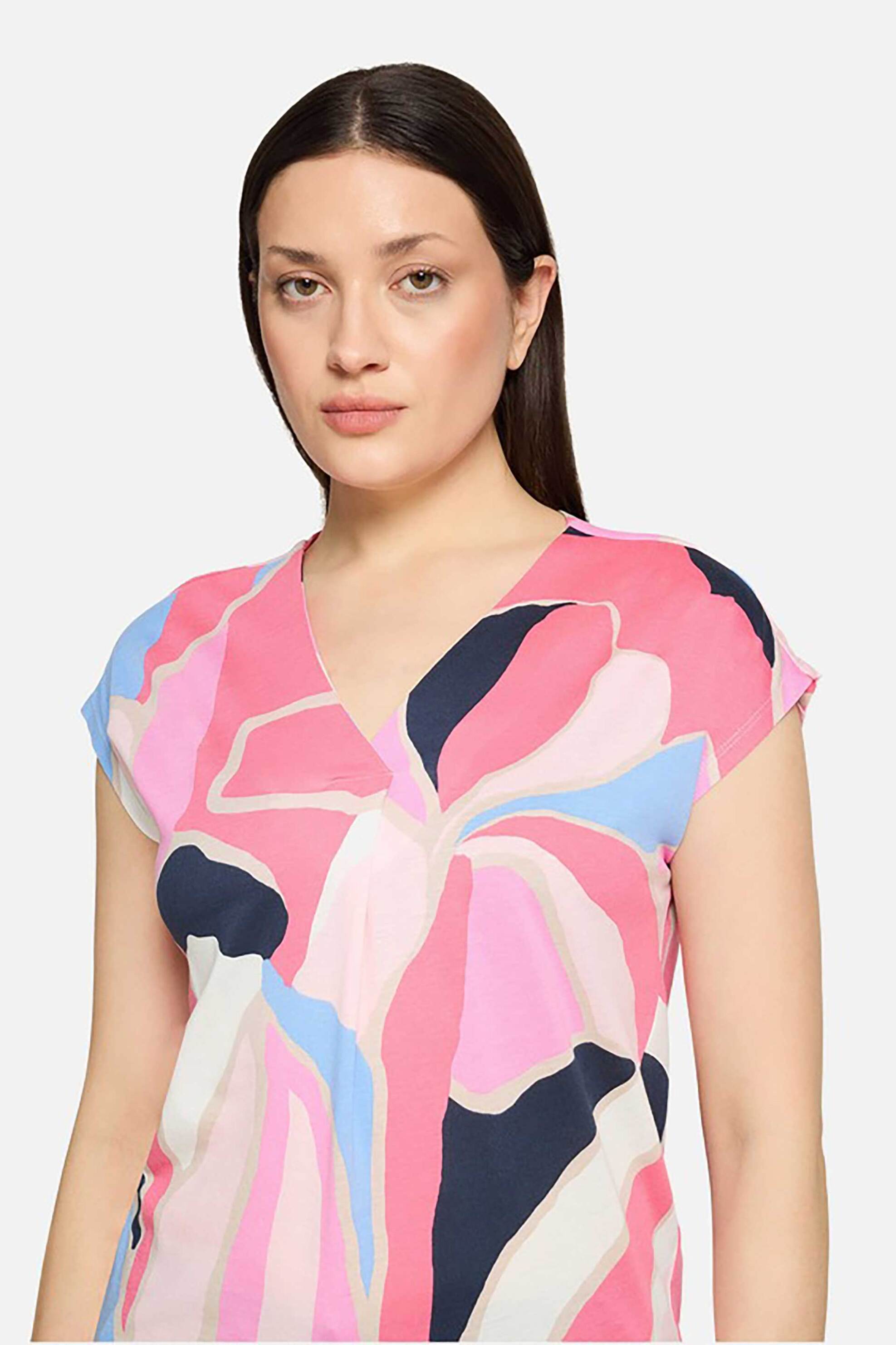 BETTY & CO BETTY & CO γυναικεία μπλούζα με print - 2219/3272 Ροζ - 2