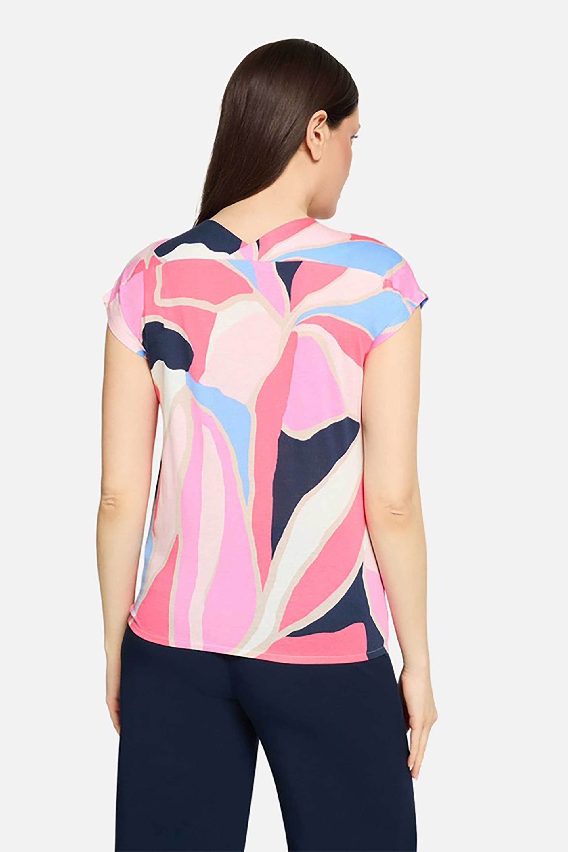 BETTY & CO BETTY & CO γυναικεία μπλούζα με print - 2219/3272 Ροζ - 4