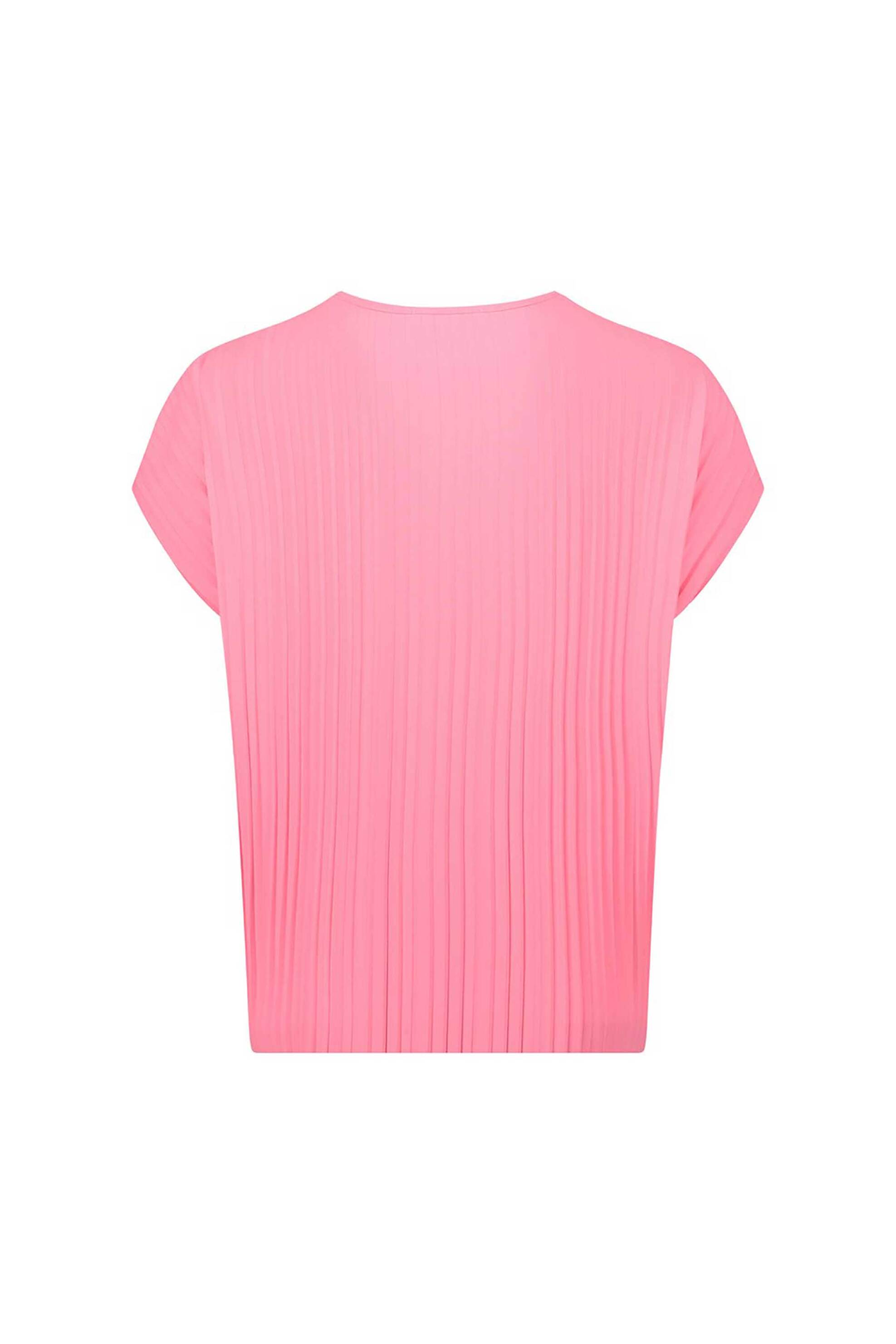 BETTY & CO BETTY & CO γυναικεία μπλούζα πλισέ - 2429/3124 Ροζ - 2