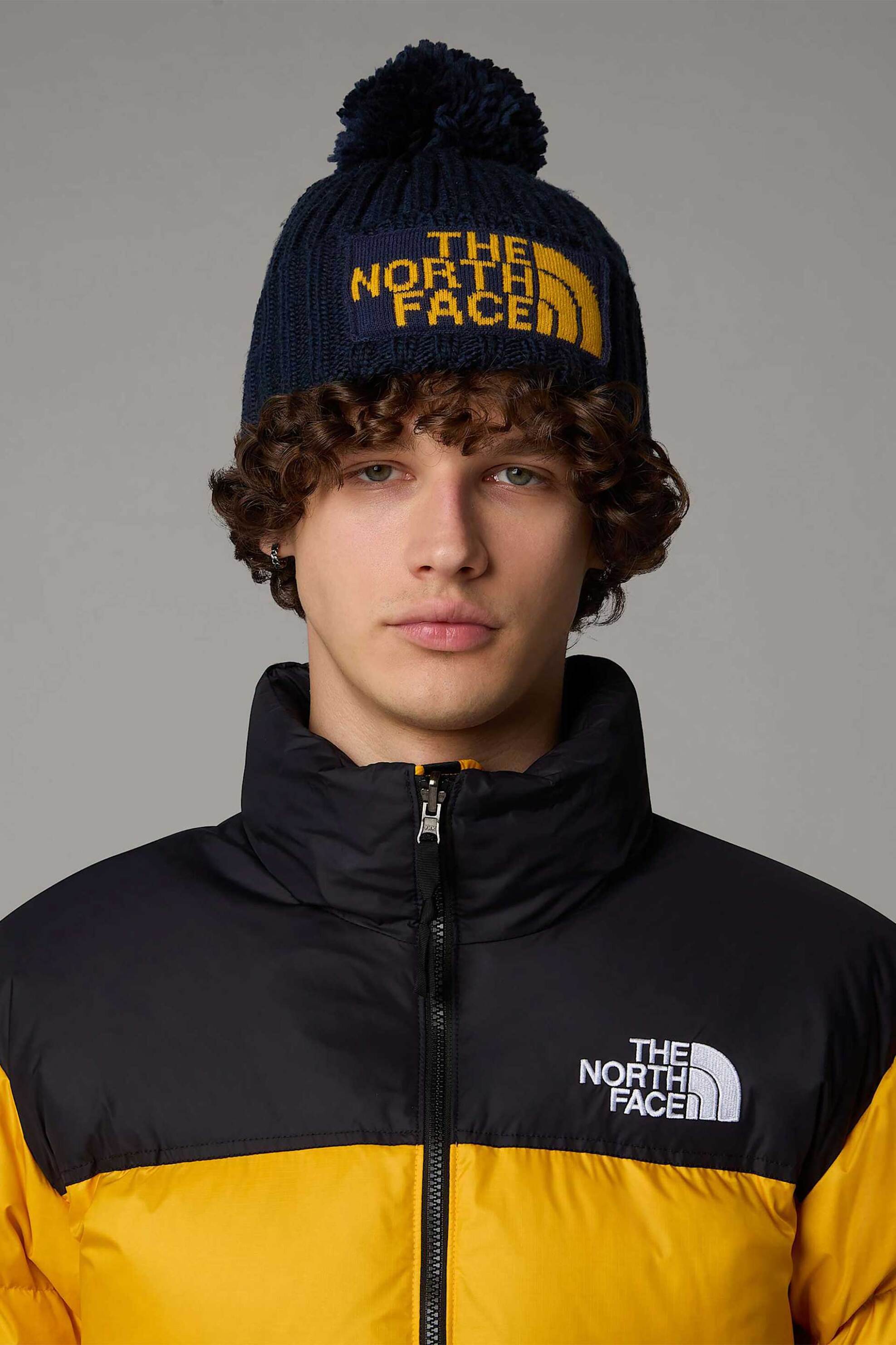 The North Face Unisex Πλεκτός Σκούφος Heritage Ski Tuke - Nf0A7Wjoh7I1 Μπλε Σκούρο