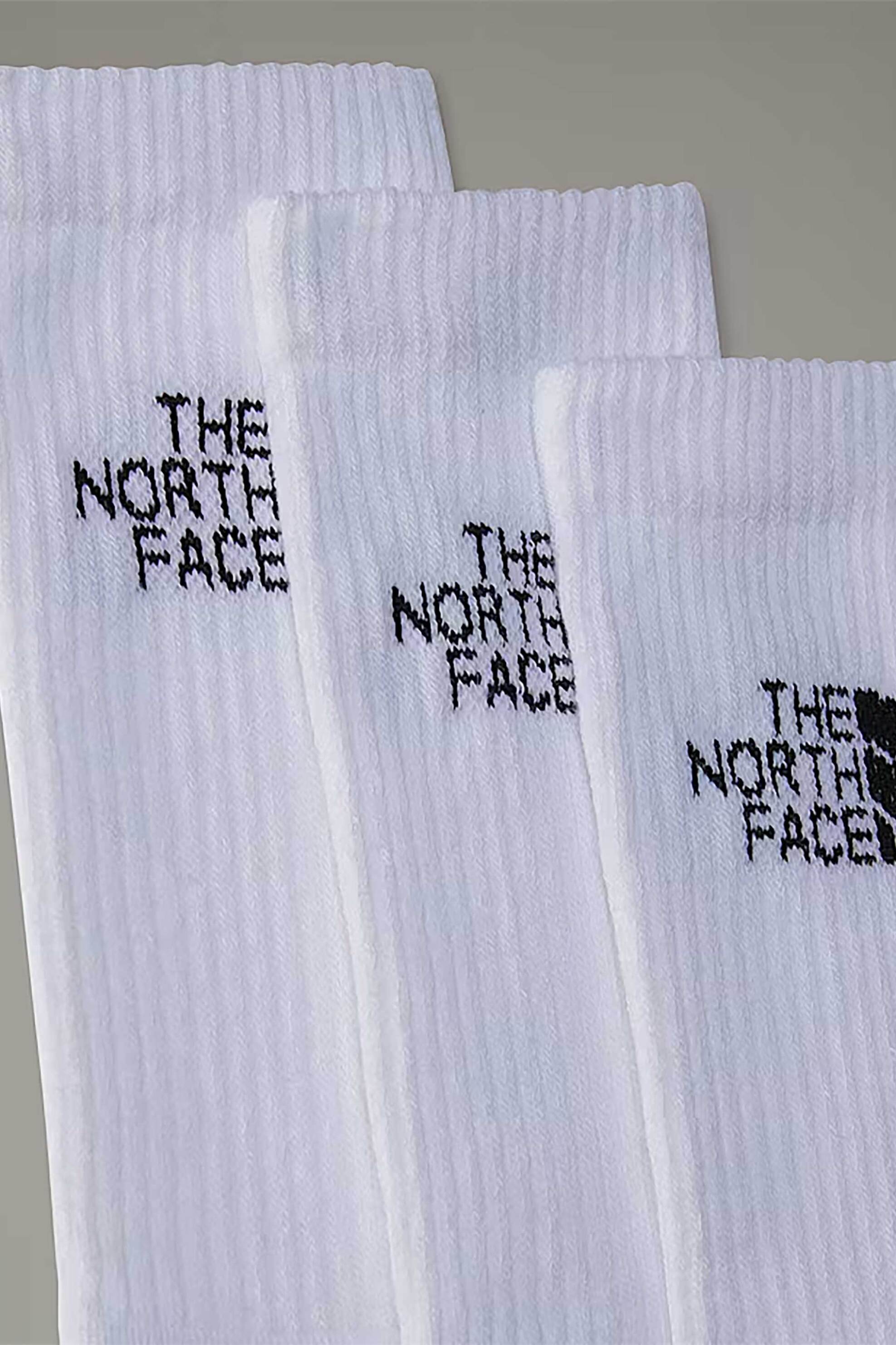 The North Face Σετ Unisex Μακριές Κάλτσες Multi Sport Cushion Crew (3 Ζευγάρια) - Nf0A882Hfn41 Λευκό